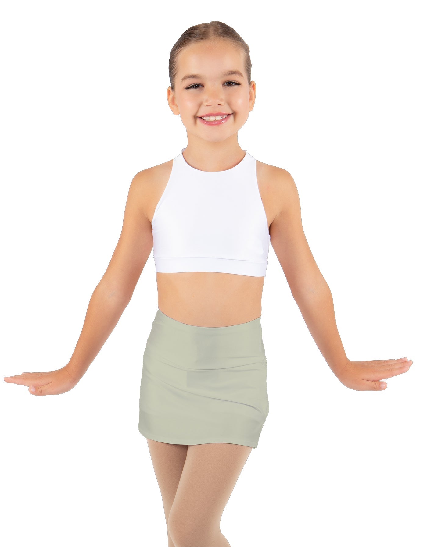 Solid Lycra Cheer Skort