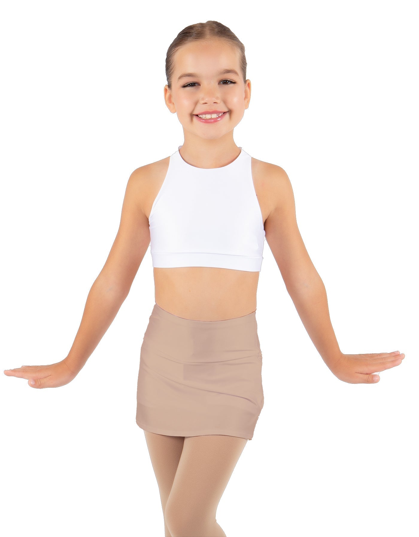 Solid Lycra Cheer Skort