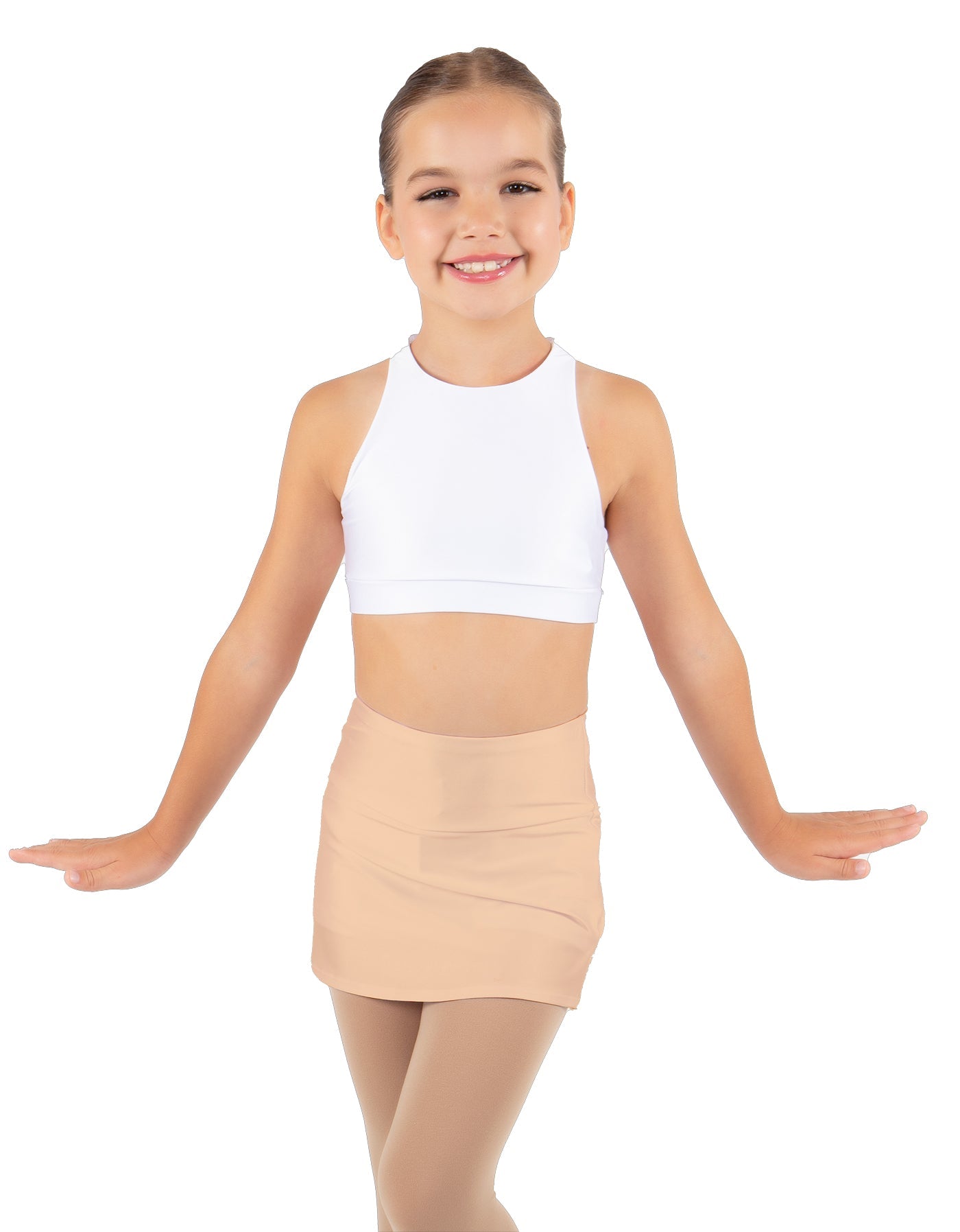 Solid Lycra Cheer Skort