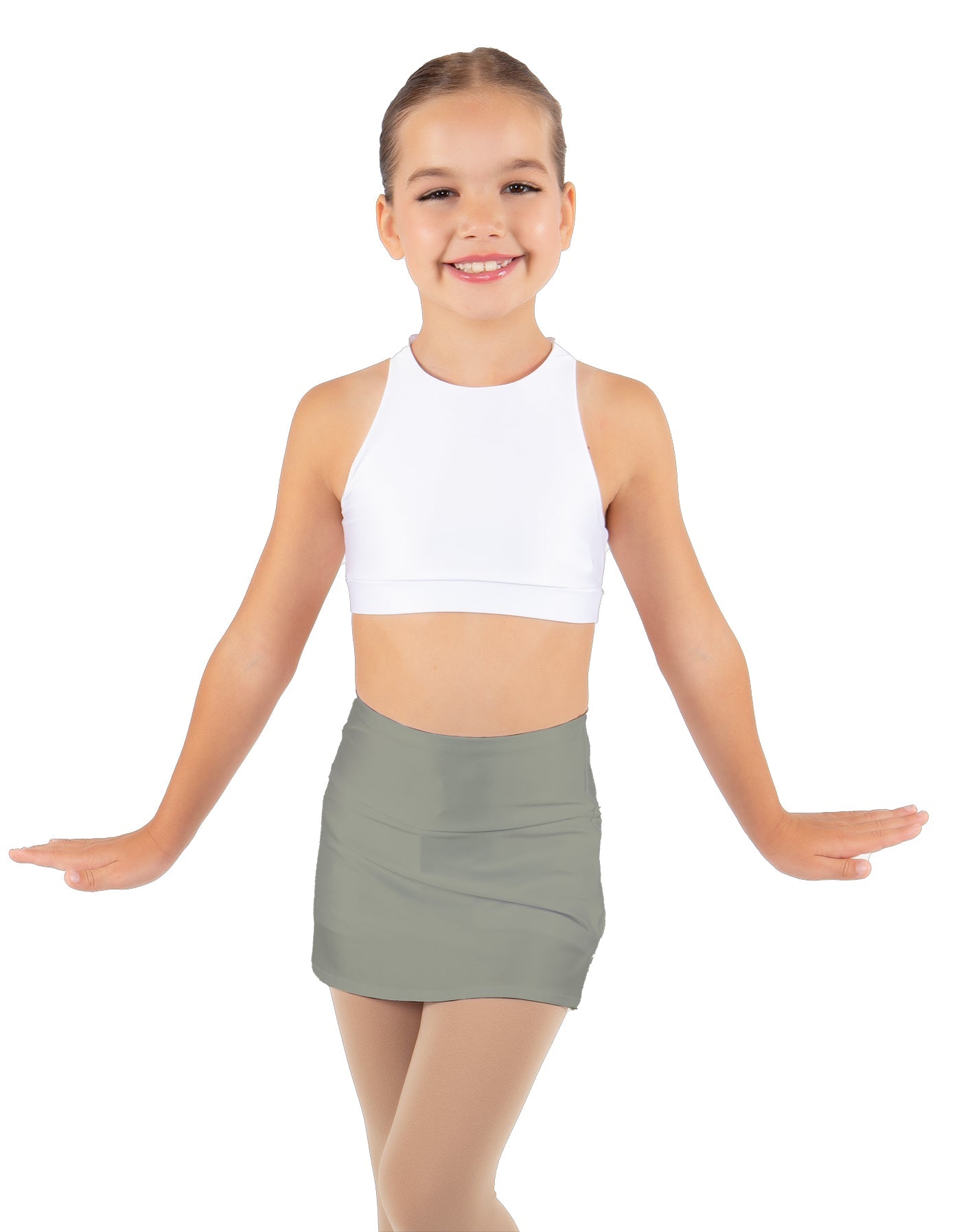 Solid Lycra Cheer Skort