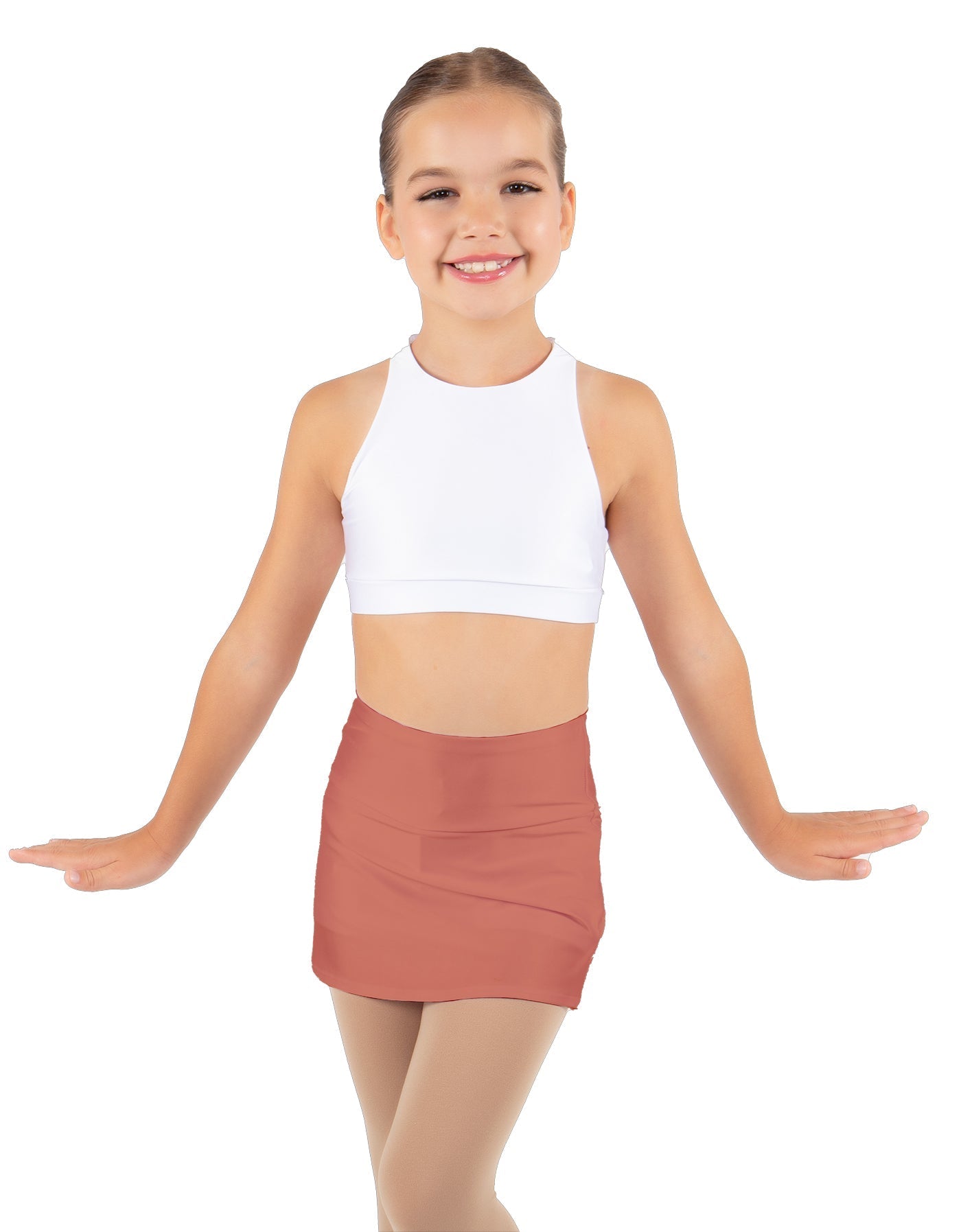 Solid Lycra Cheer Skort