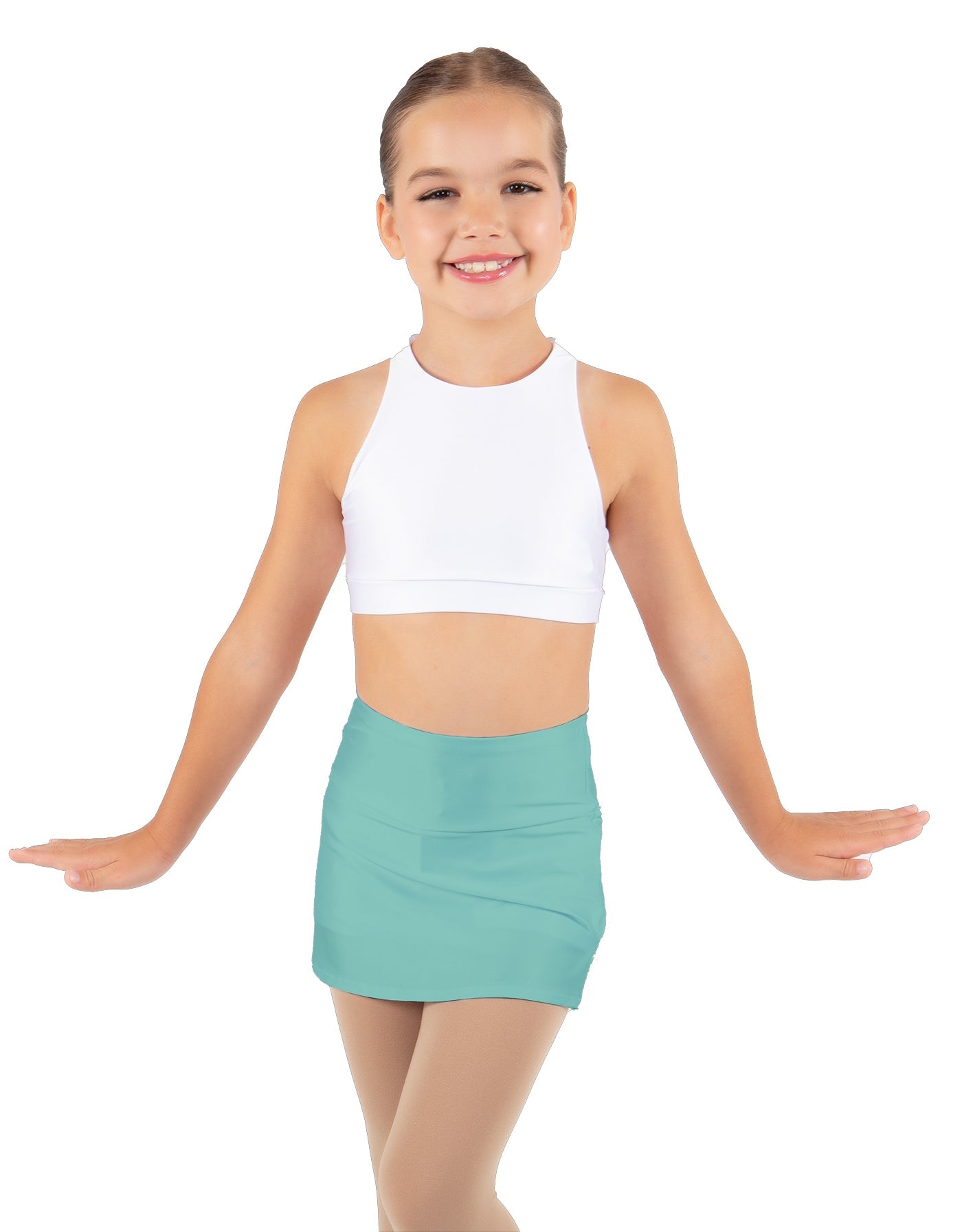 Solid Lycra Cheer Skort