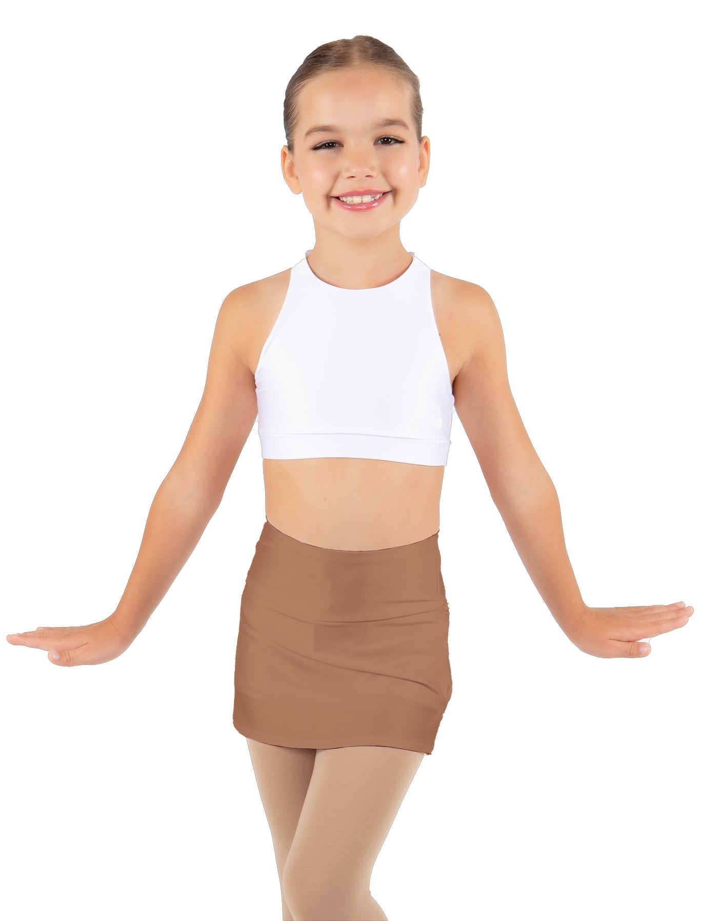 Solid Lycra Cheer Skort