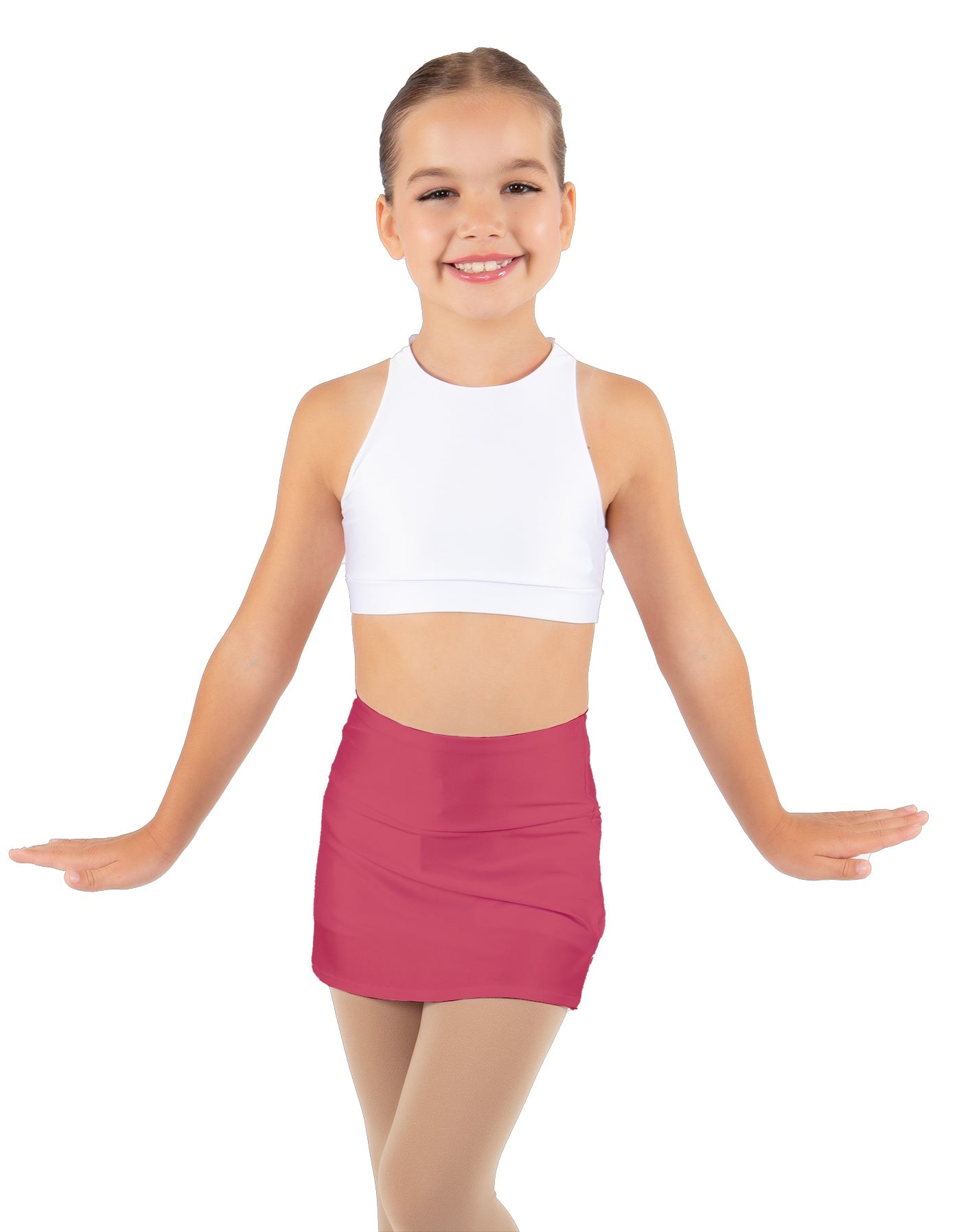 Solid Lycra Cheer Skort