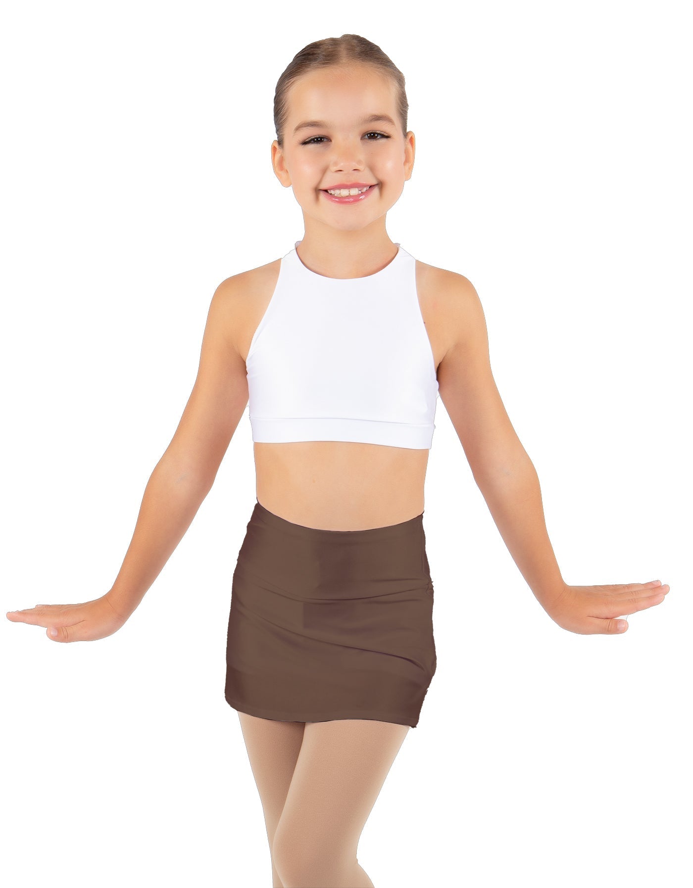 Solid Lycra Cheer Skort