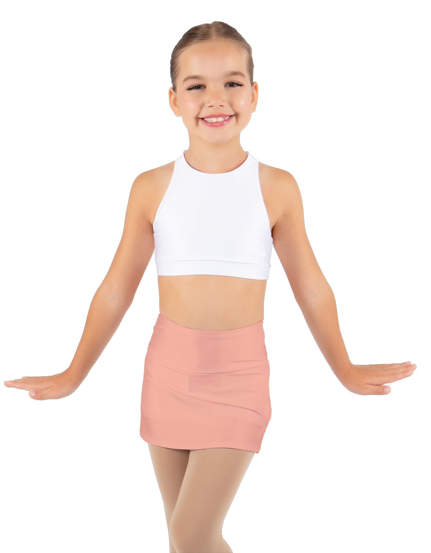 Solid Lycra Cheer Skort