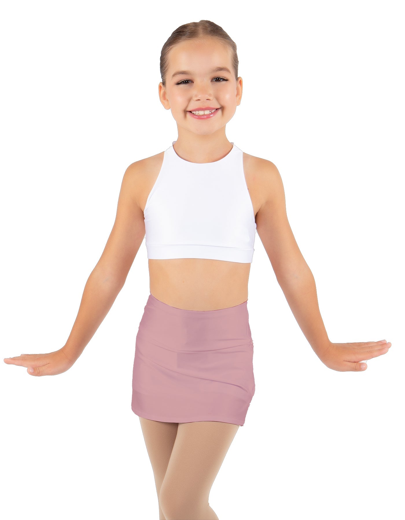 Solid Lycra Cheer Skort