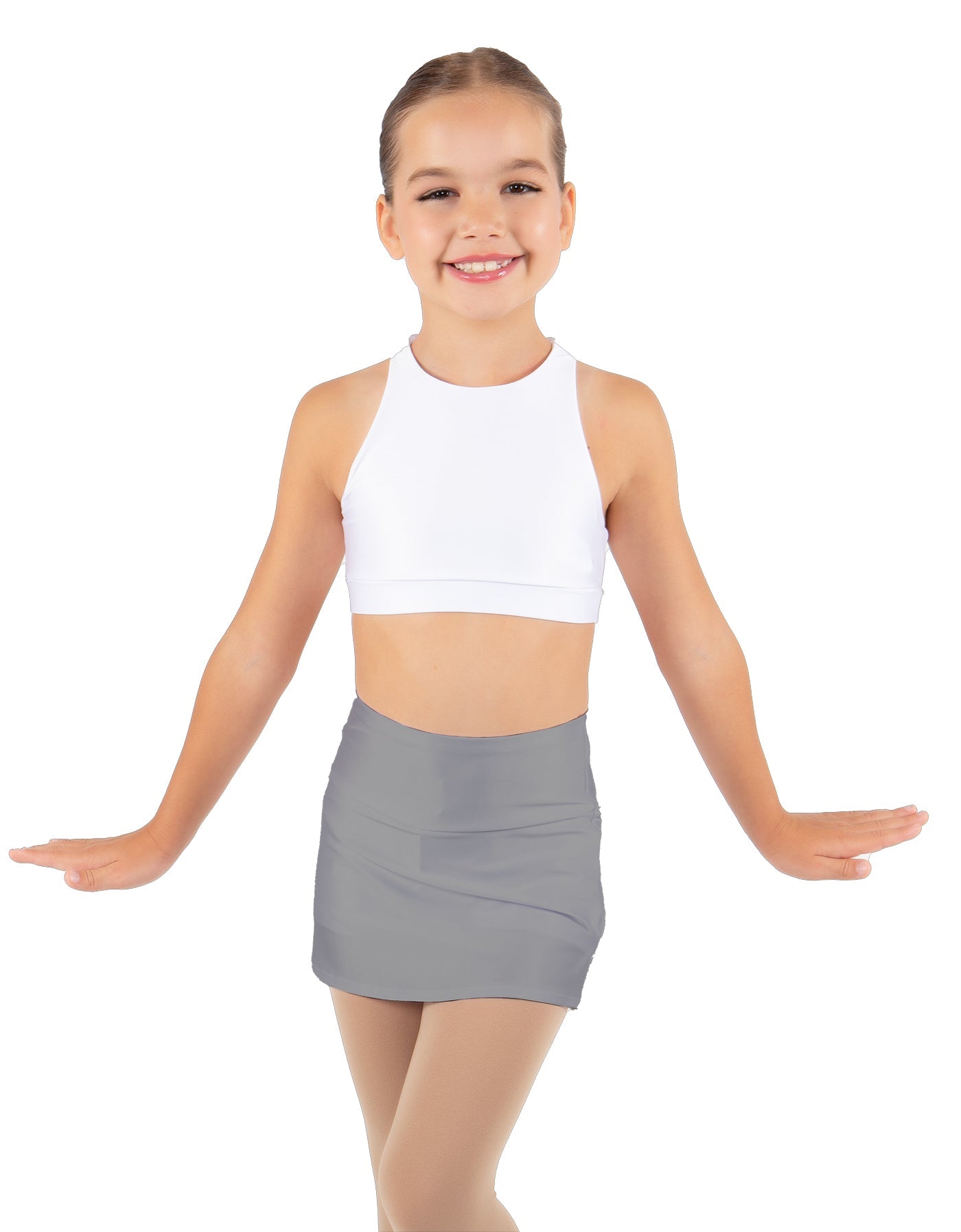 Solid Lycra Cheer Skort
