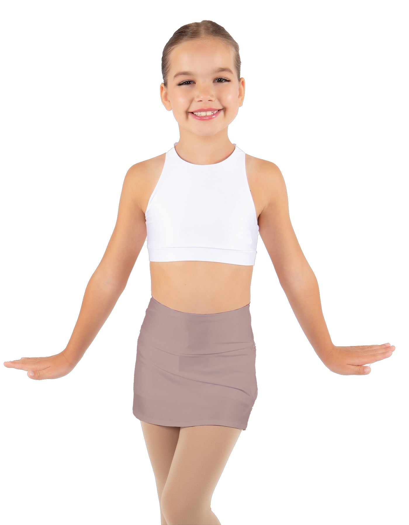 Solid Lycra Cheer Skort
