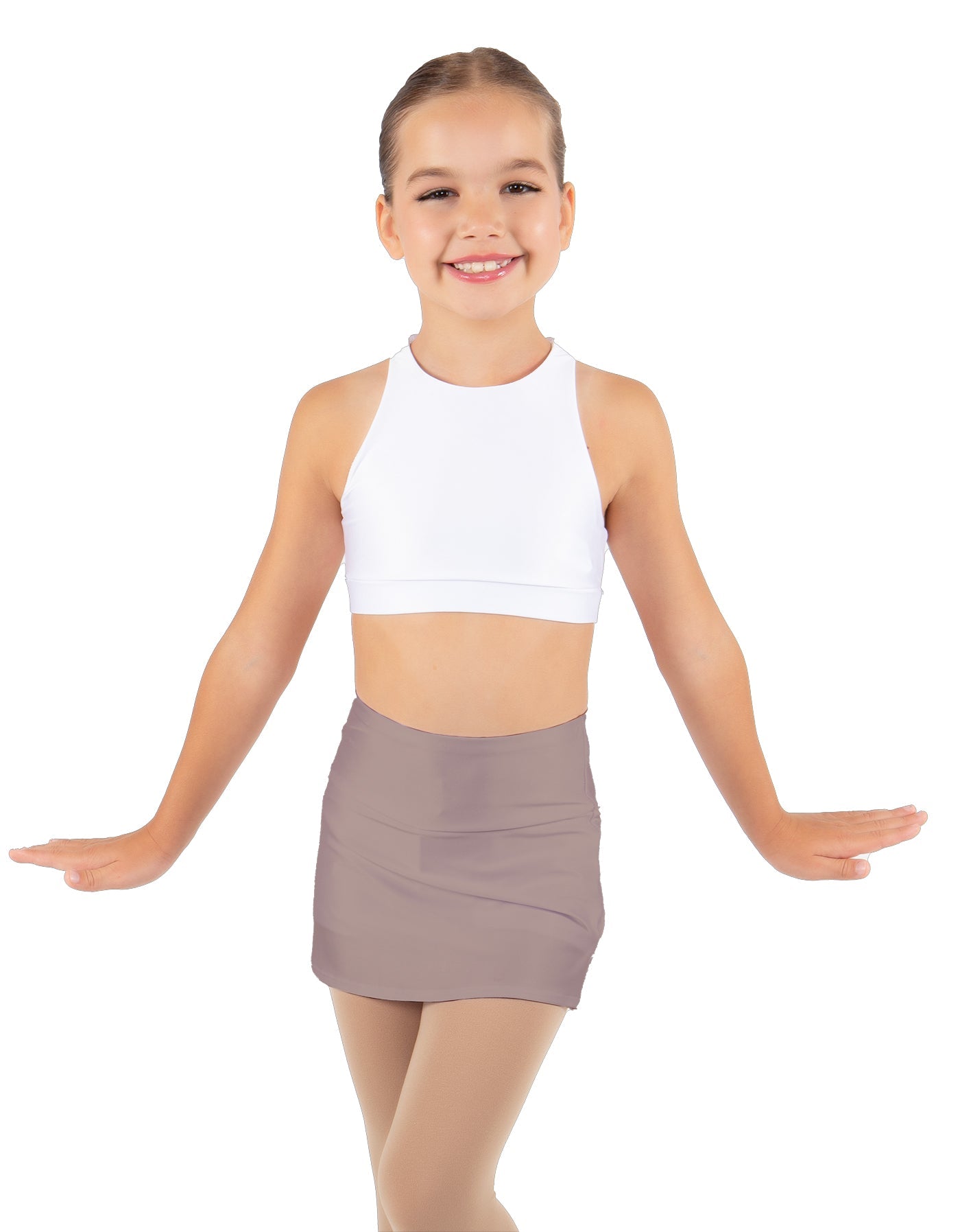 Solid Lycra Cheer Skort