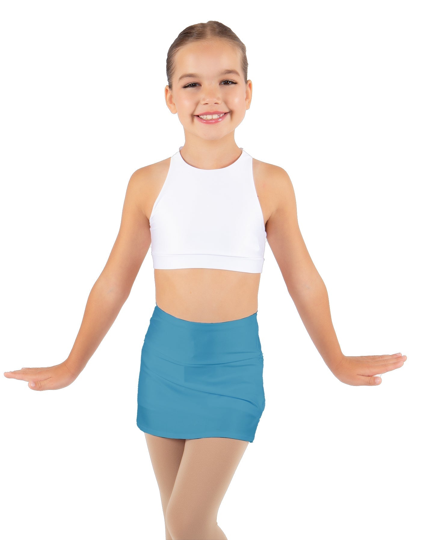 Solid Lycra Cheer Skort