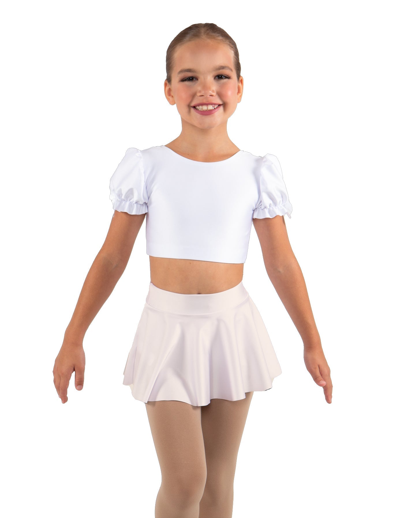 Solid Lycra Top Skirt Tall Band