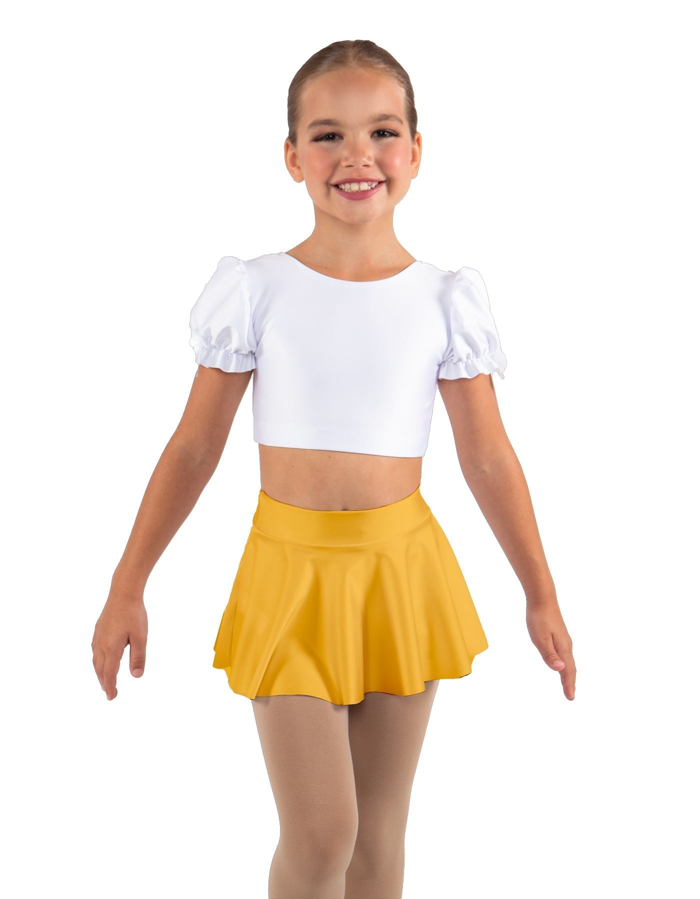 Solid Lycra Top Skirt Tall Band