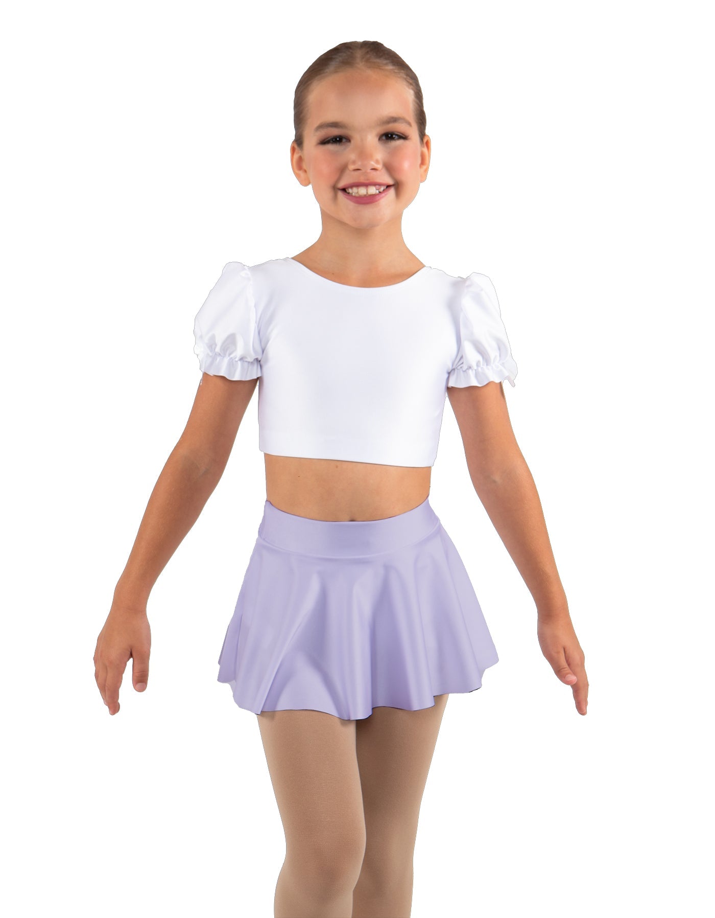 Solid Lycra Top Skirt Tall Band