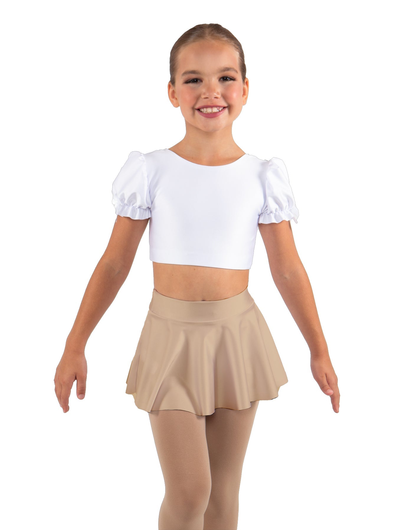 Solid Lycra Top Skirt Tall Band