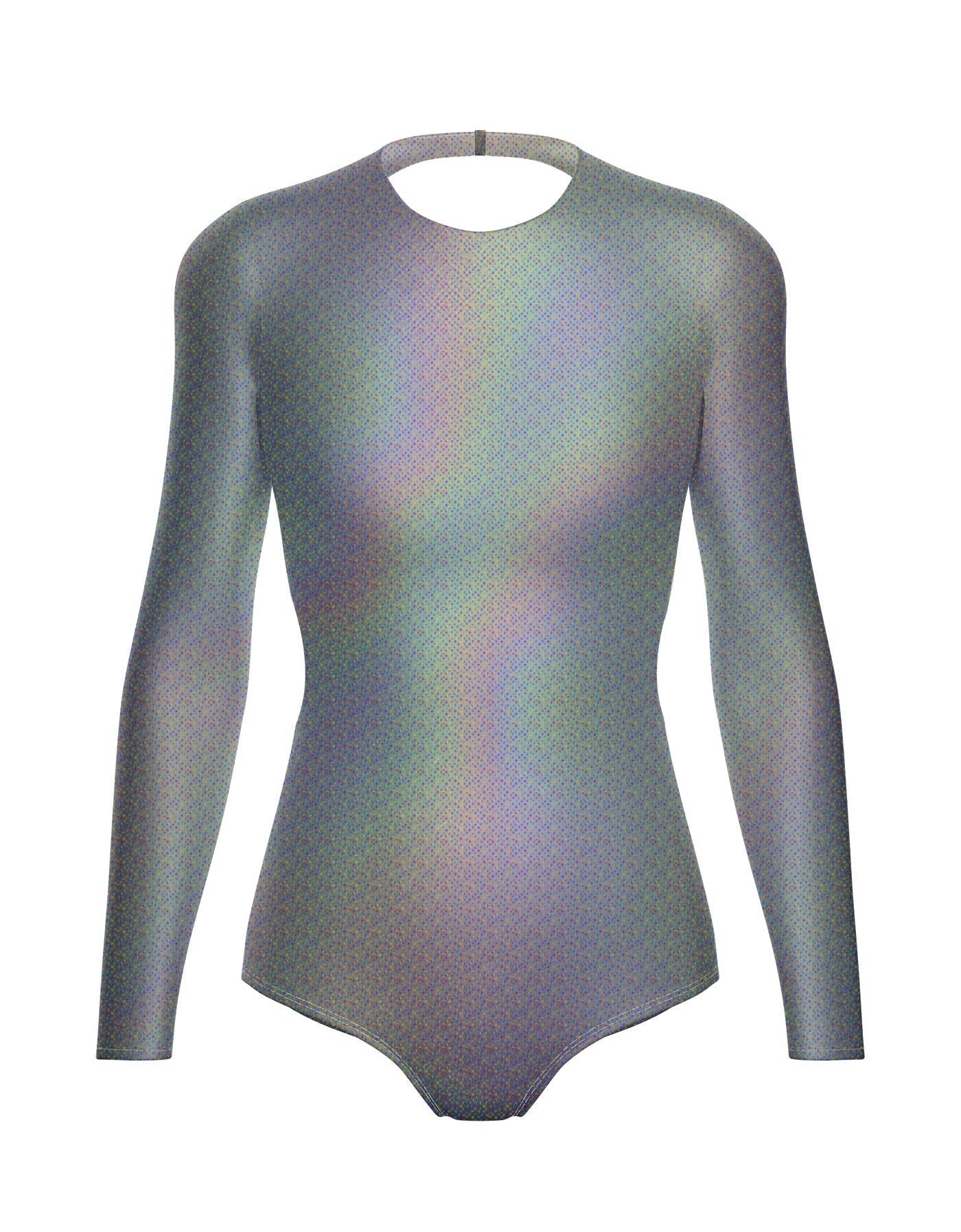 Hologram LS Leotard Triangle Back