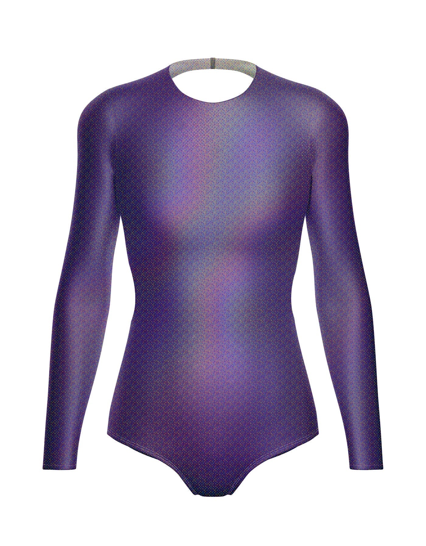 Hologram LS Leotard Triangle Back