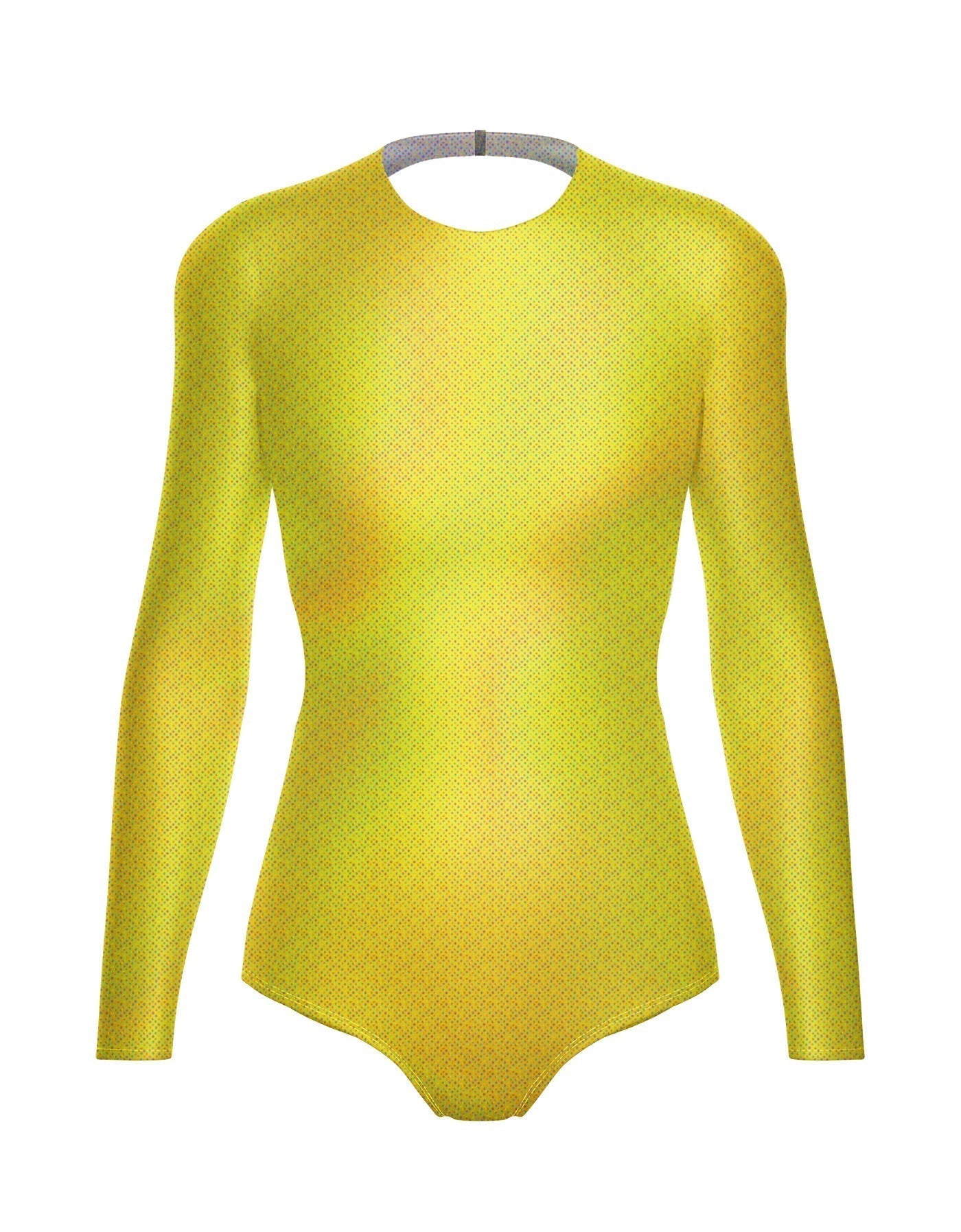 Hologram LS Leotard Triangle Back