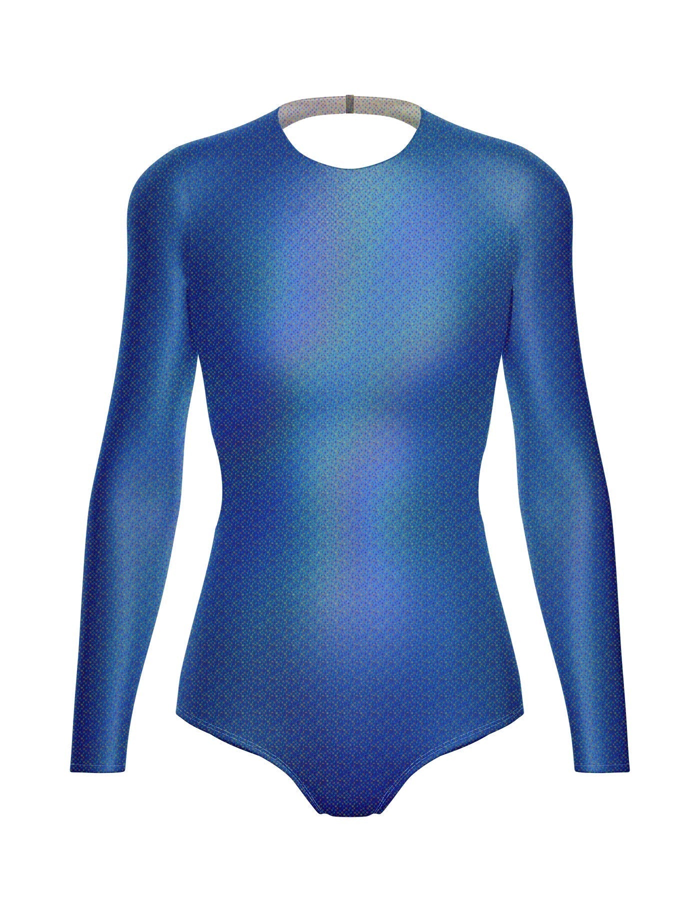 Hologram LS Leotard Triangle Back