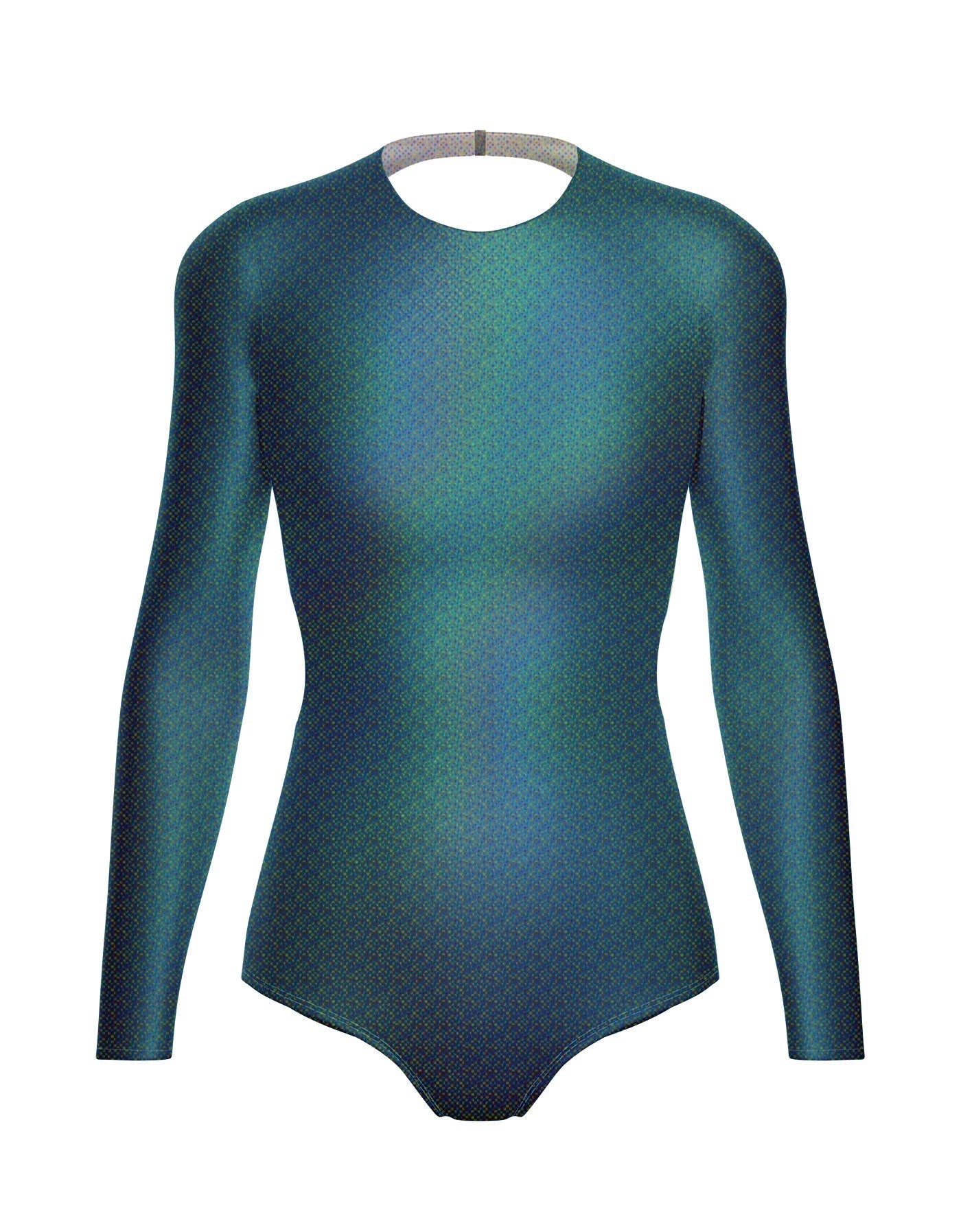 Hologram LS Leotard Triangle Back