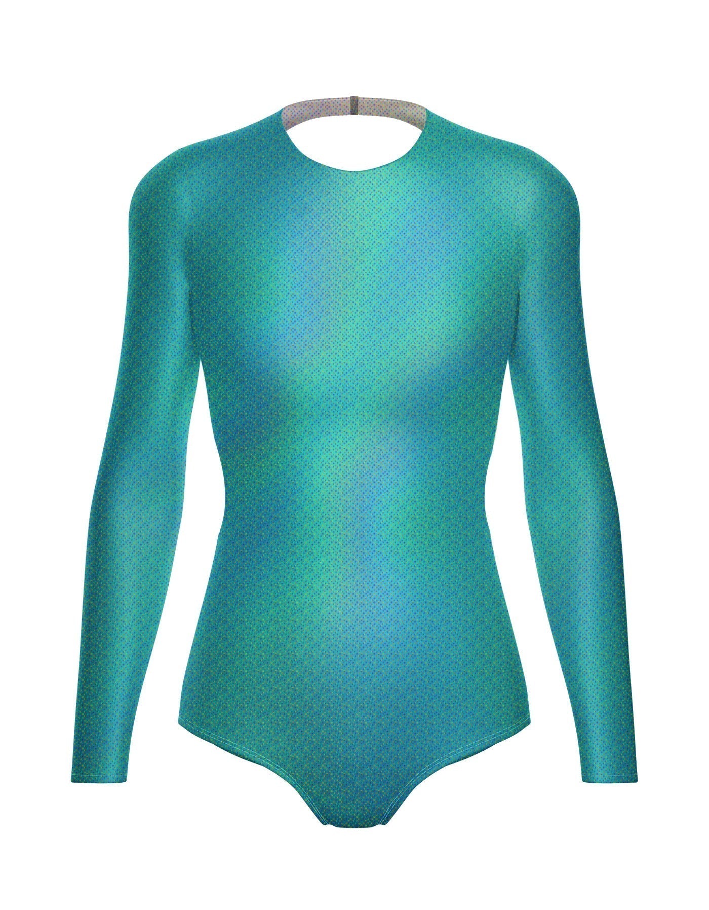 Hologram LS Leotard Triangle Back