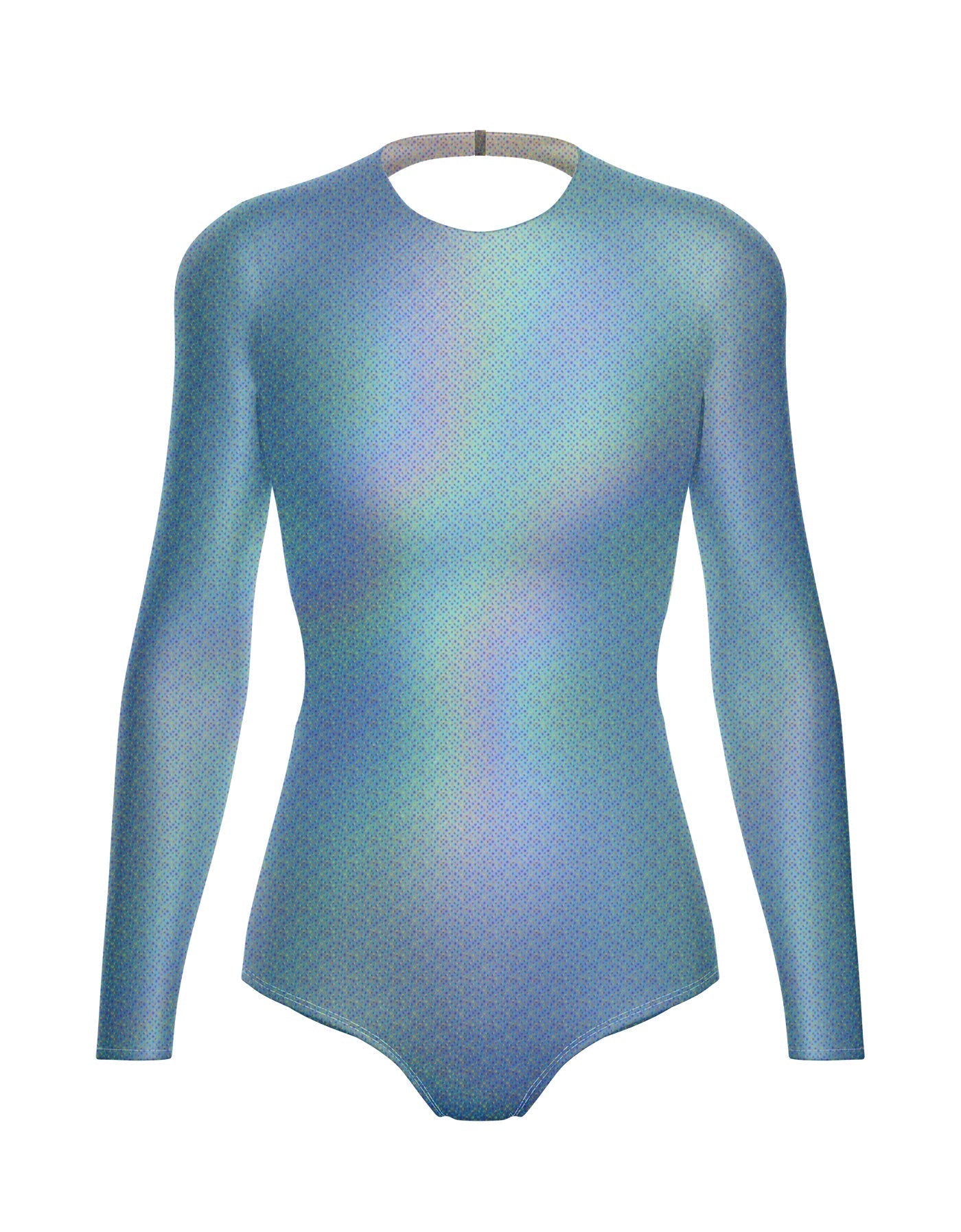 Hologram LS Leotard Triangle Back
