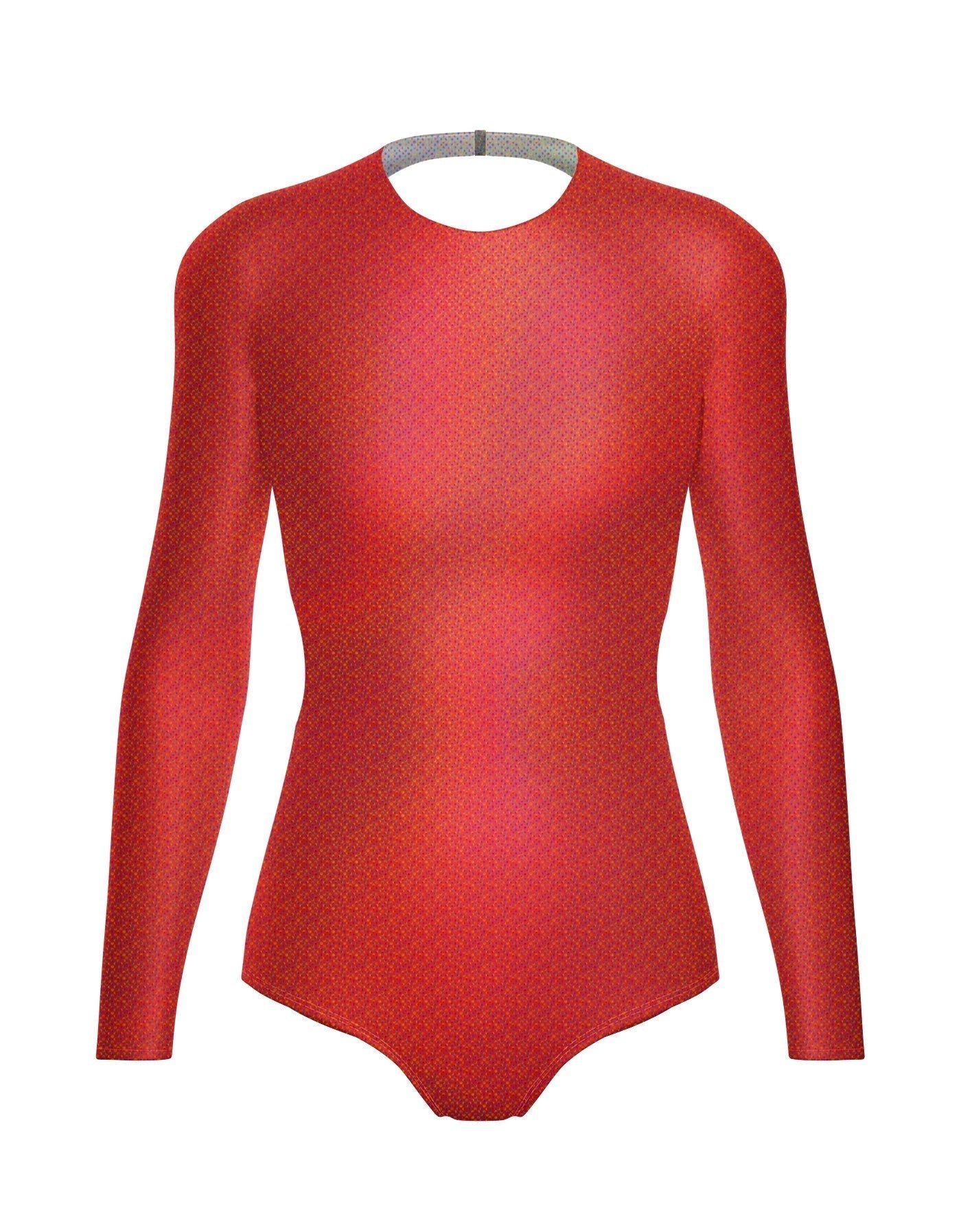 Hologram LS Leotard Triangle Back
