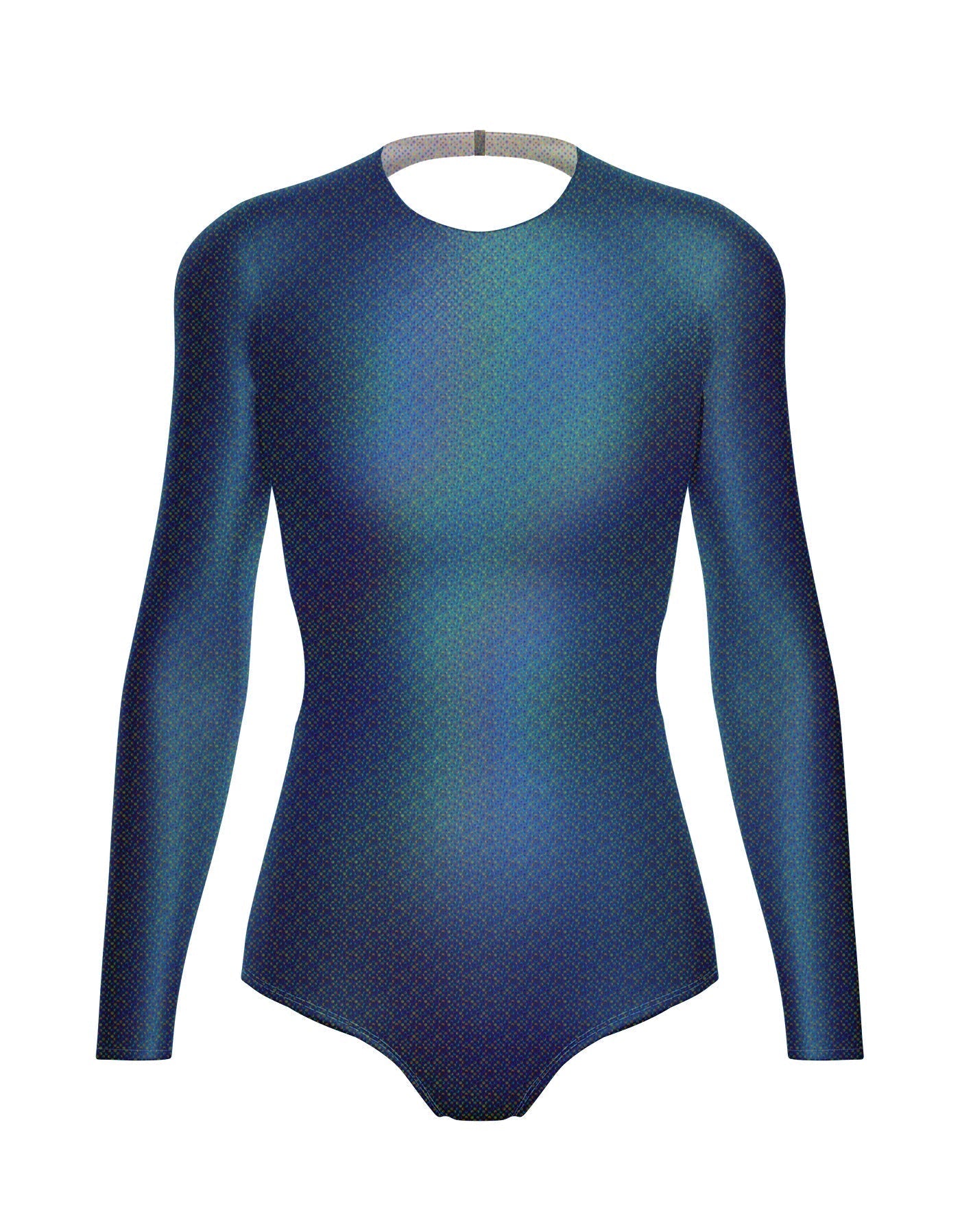 Hologram LS Leotard Triangle Back