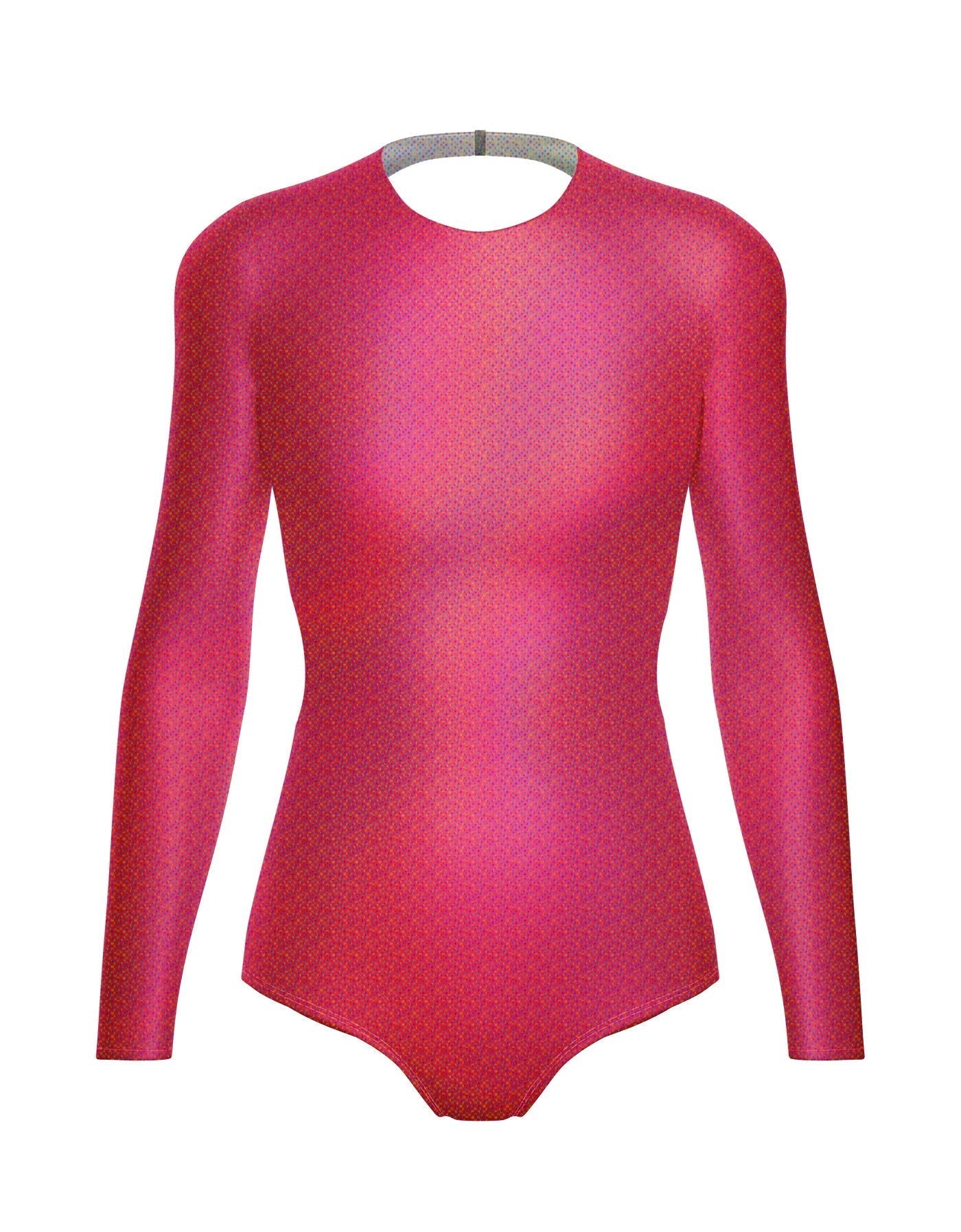 Hologram LS Leotard Triangle Back