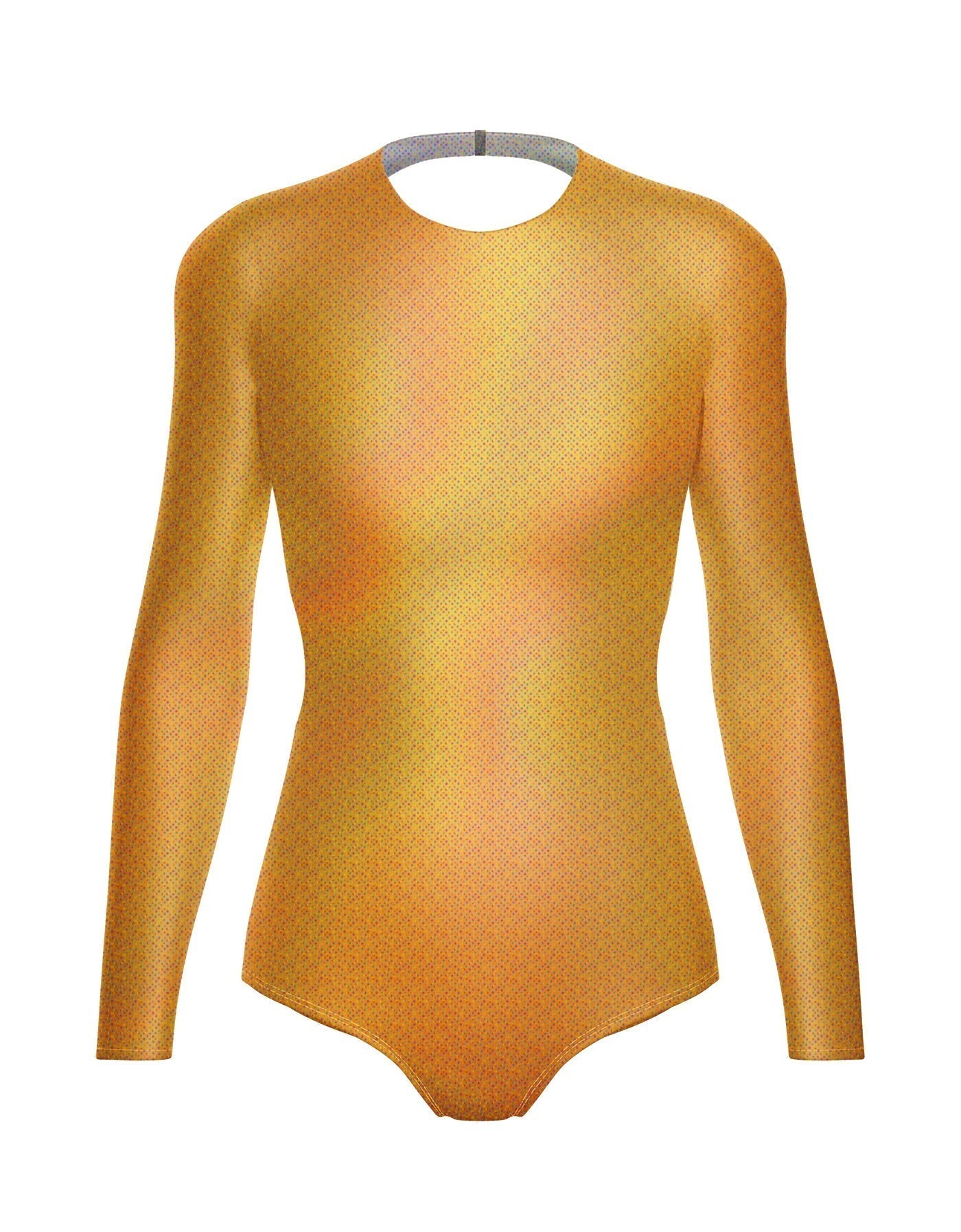 Hologram LS Leotard Triangle Back