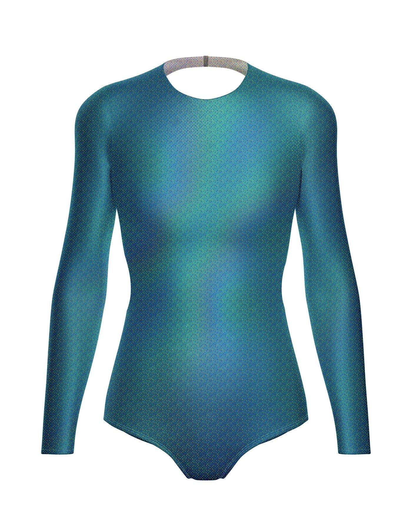 Hologram LS Leotard Triangle Back