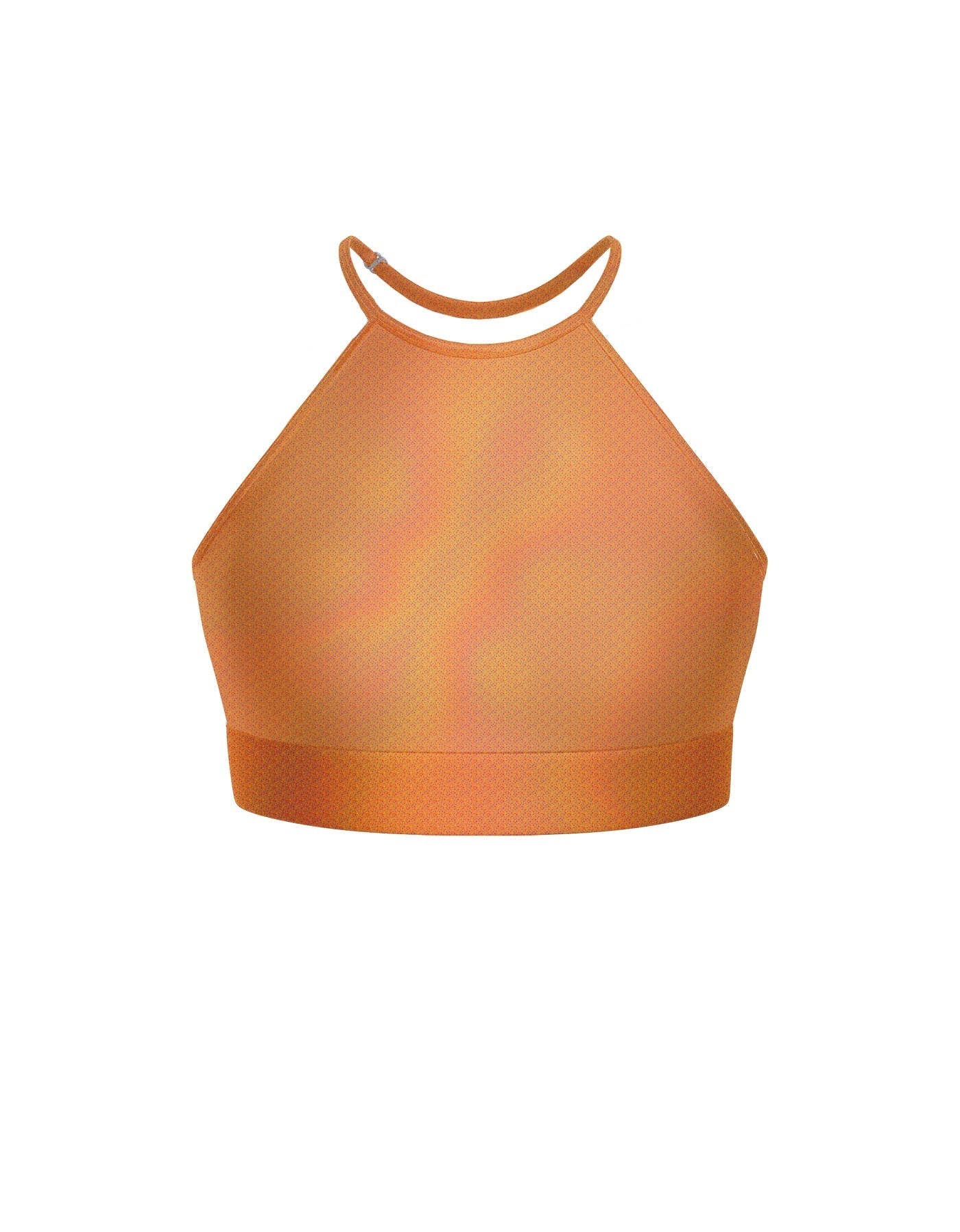 Hologram Halter Binding Crop Top
