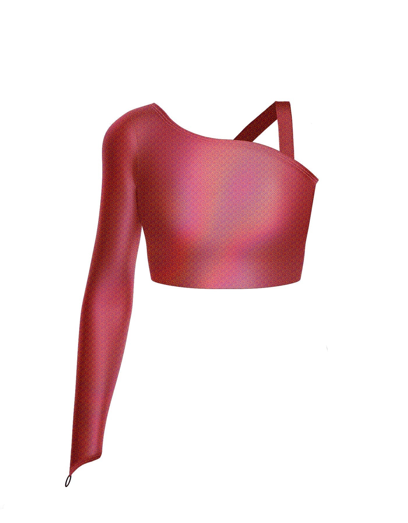 Hologram Sparks Fly Crop Top