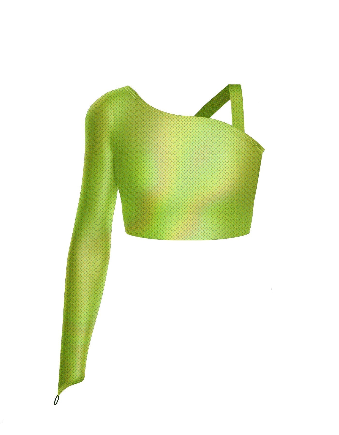 Hologram Sparks Fly Crop Top