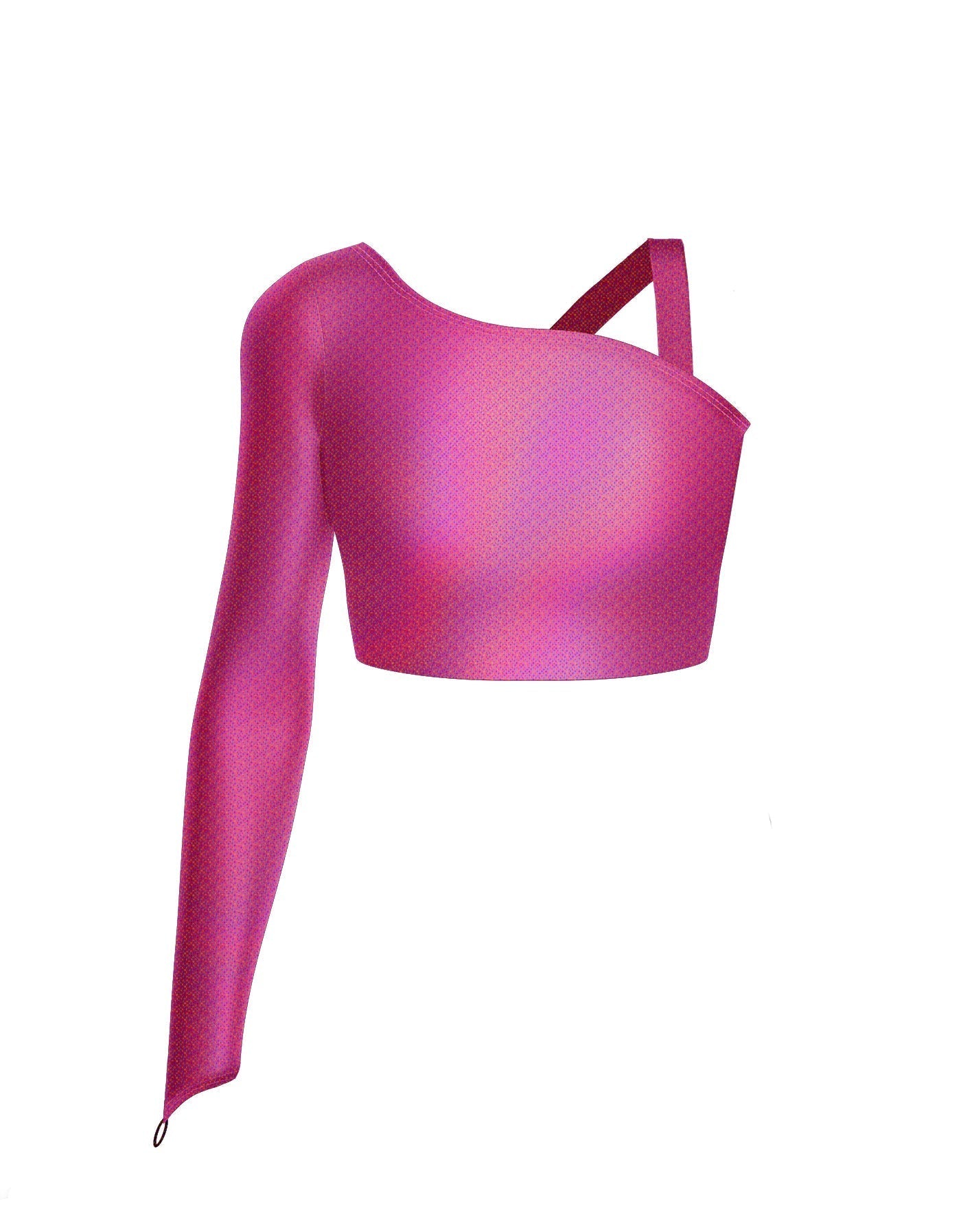 Hologram Sparks Fly Crop Top
