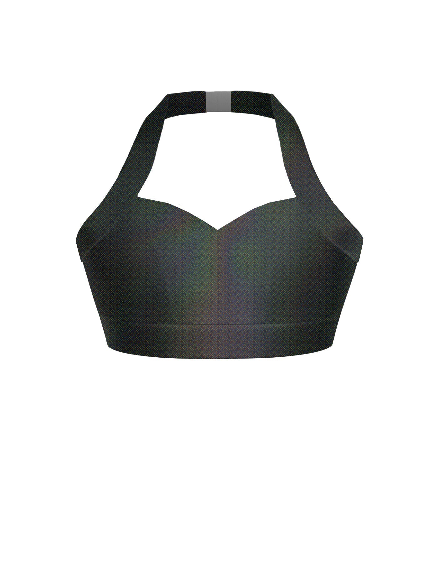 Hologram Halter Sweetheart Bra