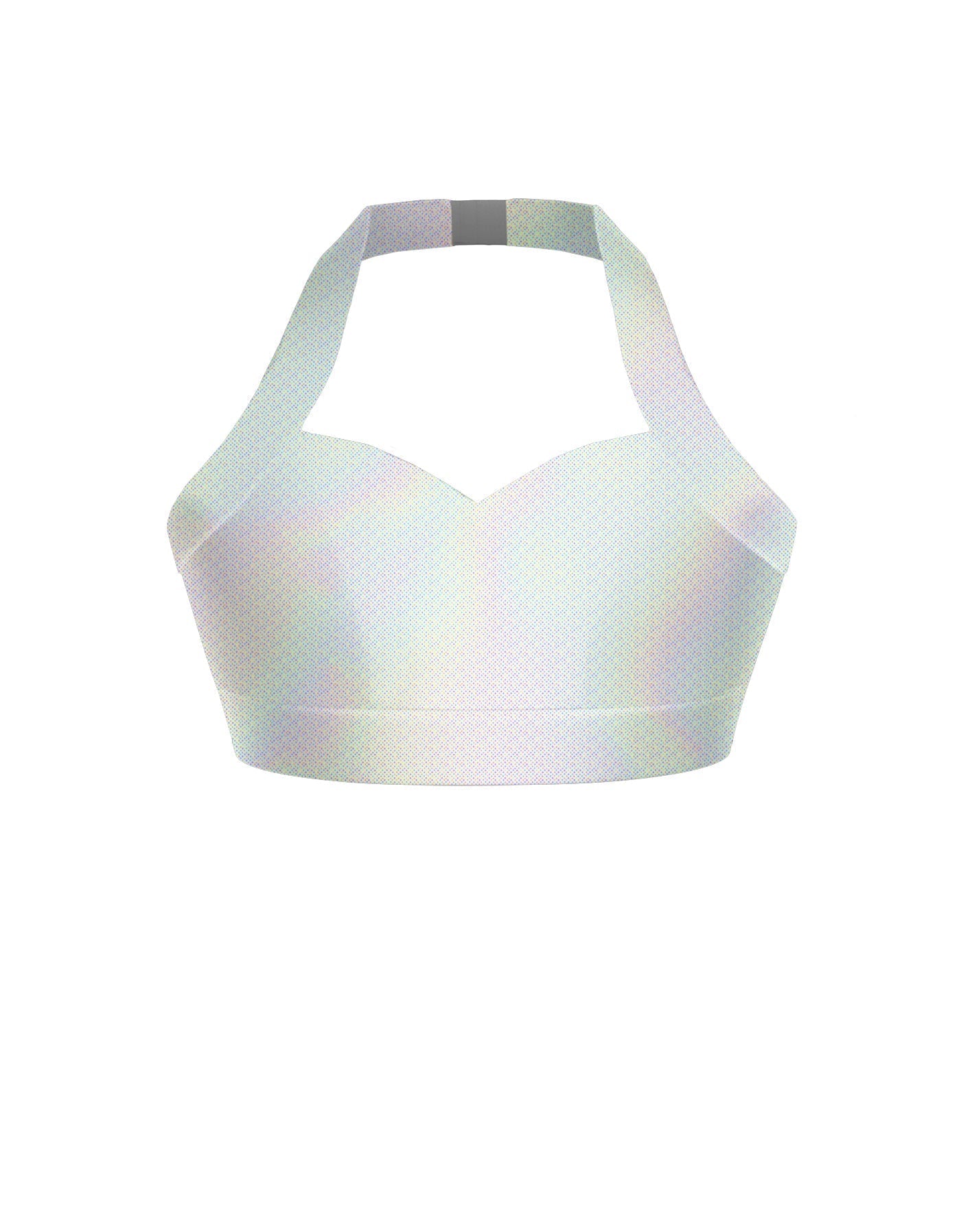 Hologram Halter Sweetheart Bra