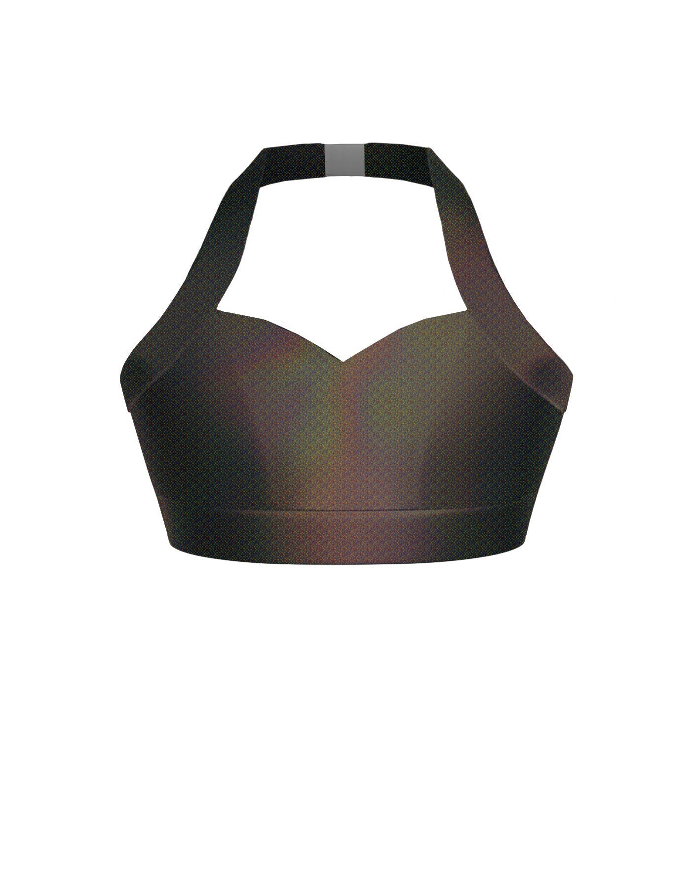 Hologram Halter Sweetheart Bra