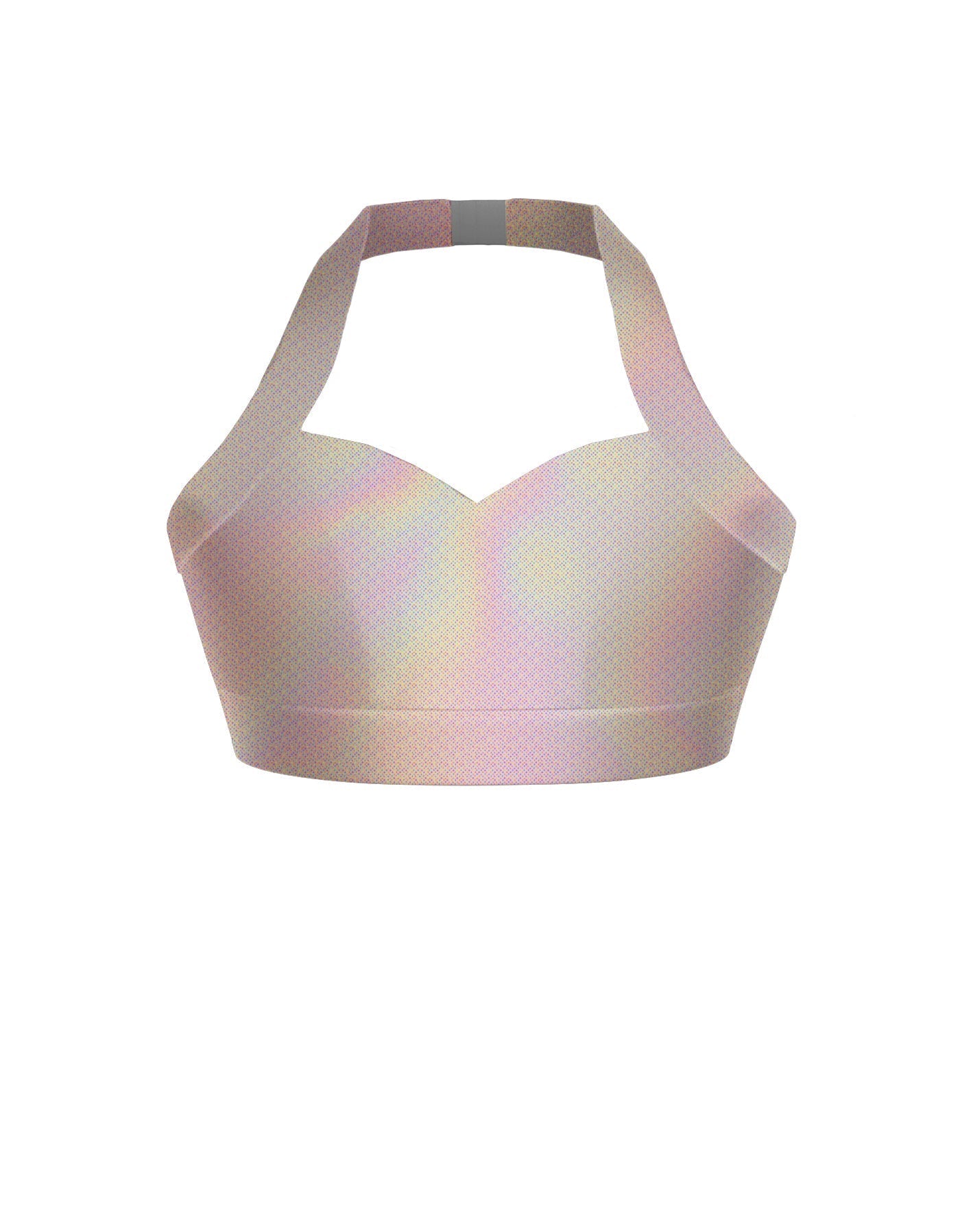 Hologram Halter Sweetheart Bra