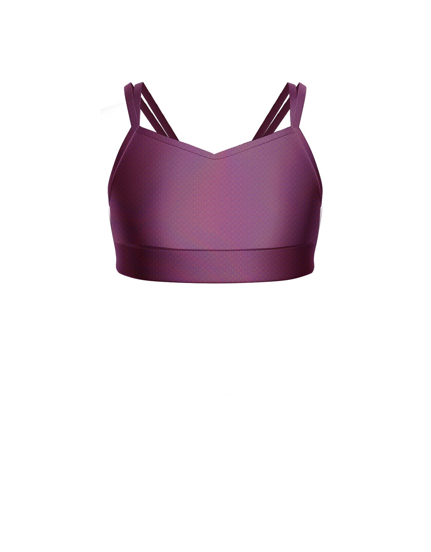 Hologram Sweetheart Double Strap Halter Bra