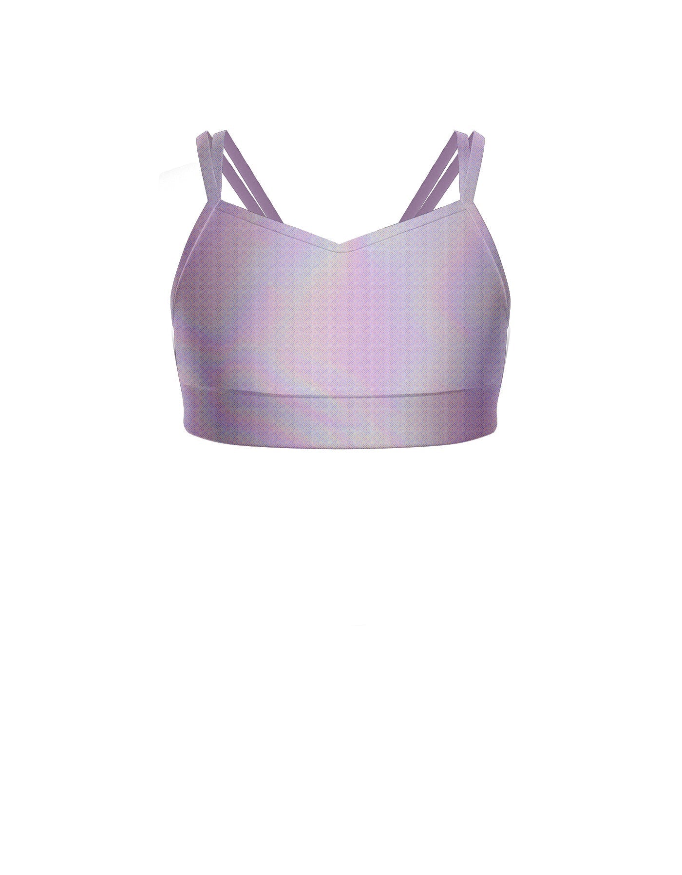 Hologram Sweetheart Double Strap Halter Bra