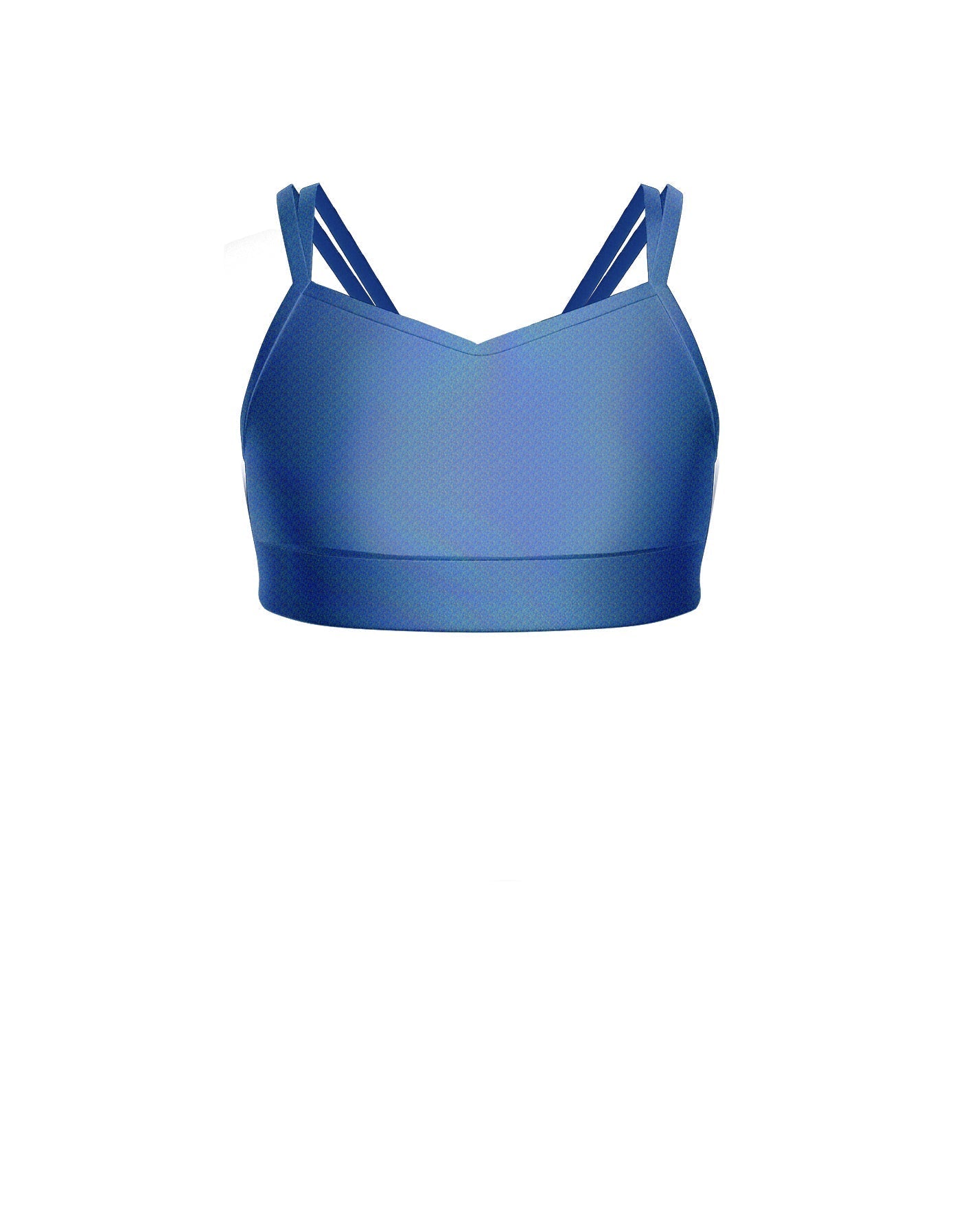 Hologram Sweetheart Double Strap Halter Bra