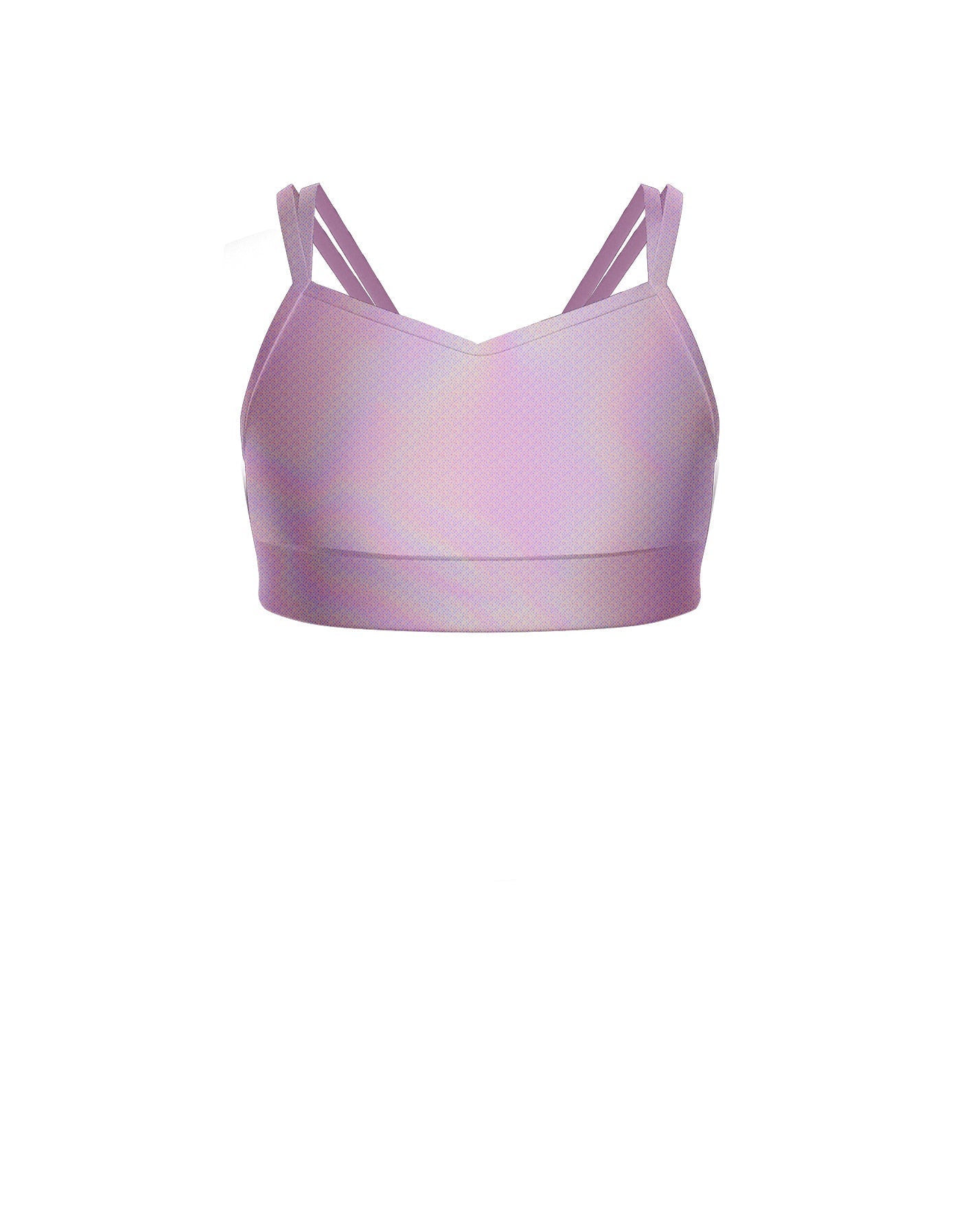 Hologram Sweetheart Double Strap Halter Bra