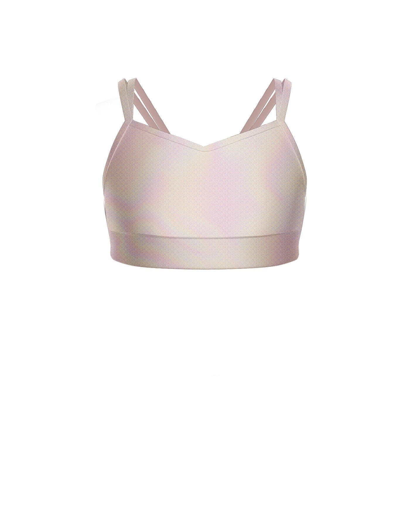 Hologram Sweetheart Double Strap Halter Bra