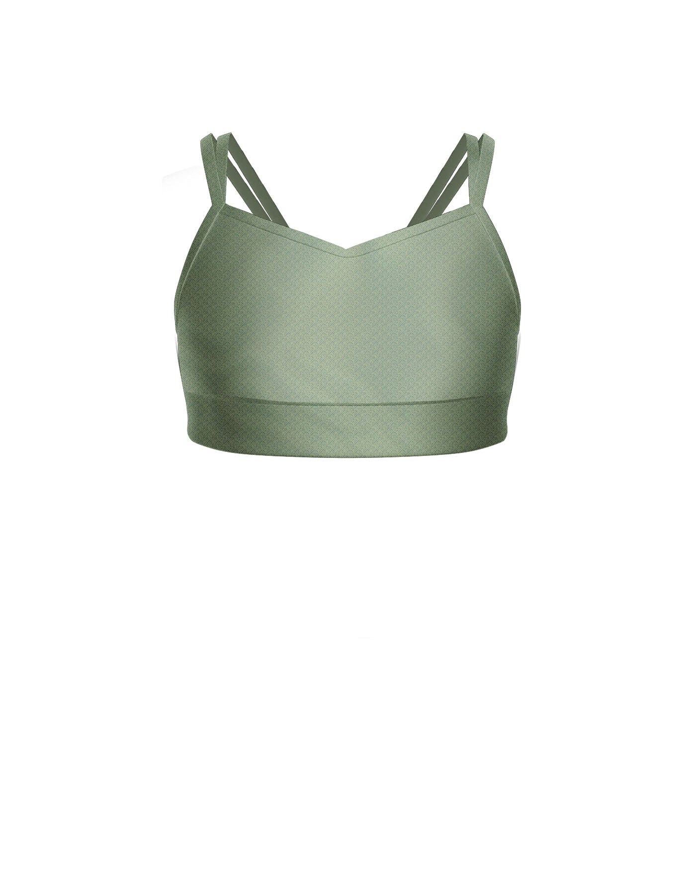 Hologram Sweetheart Double Strap Halter Bra