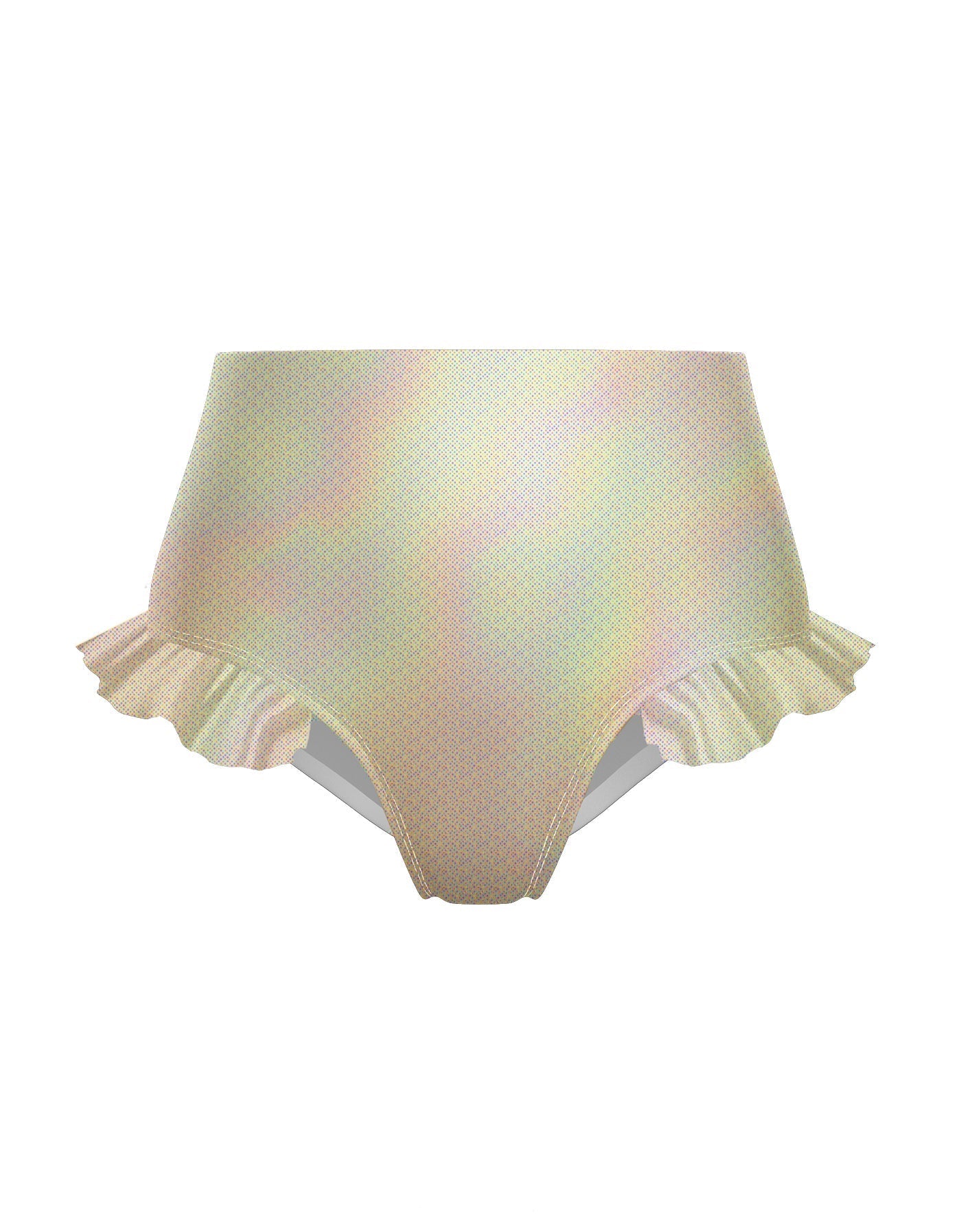 Hologram High Rise Panty with Ruffle