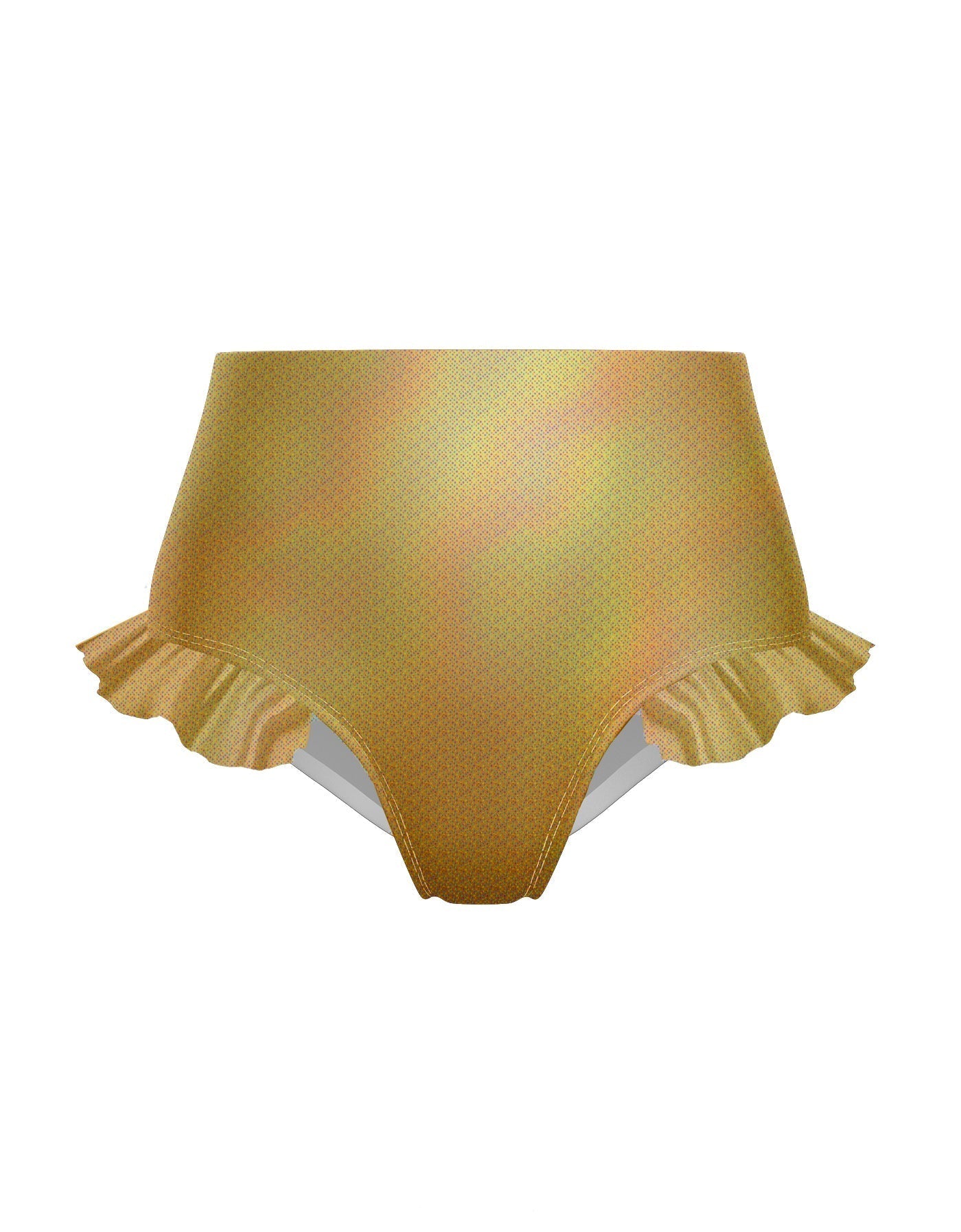 Hologram High Rise Panty with Ruffle