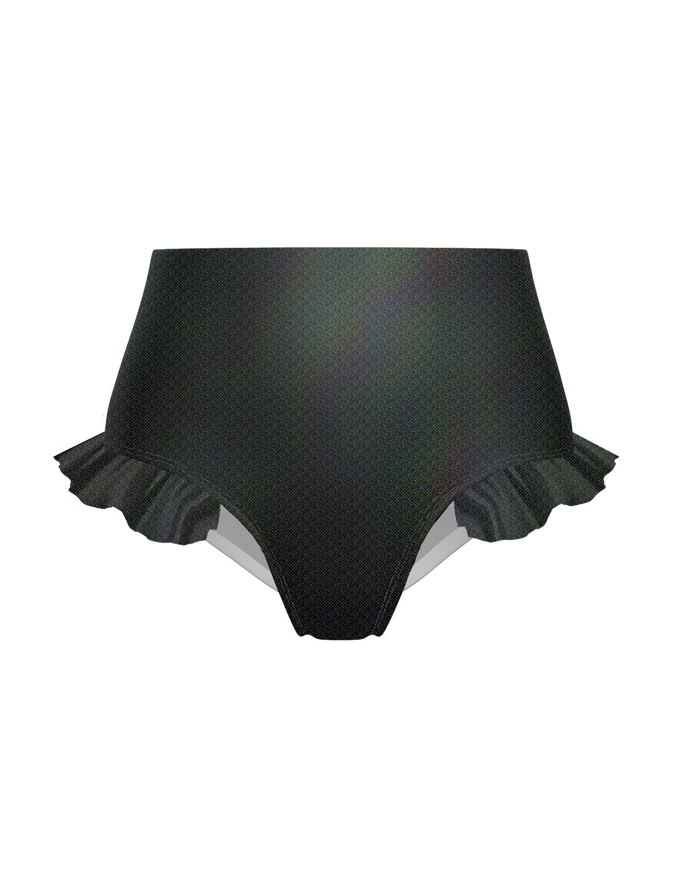 Hologram High Rise Panty with Ruffle