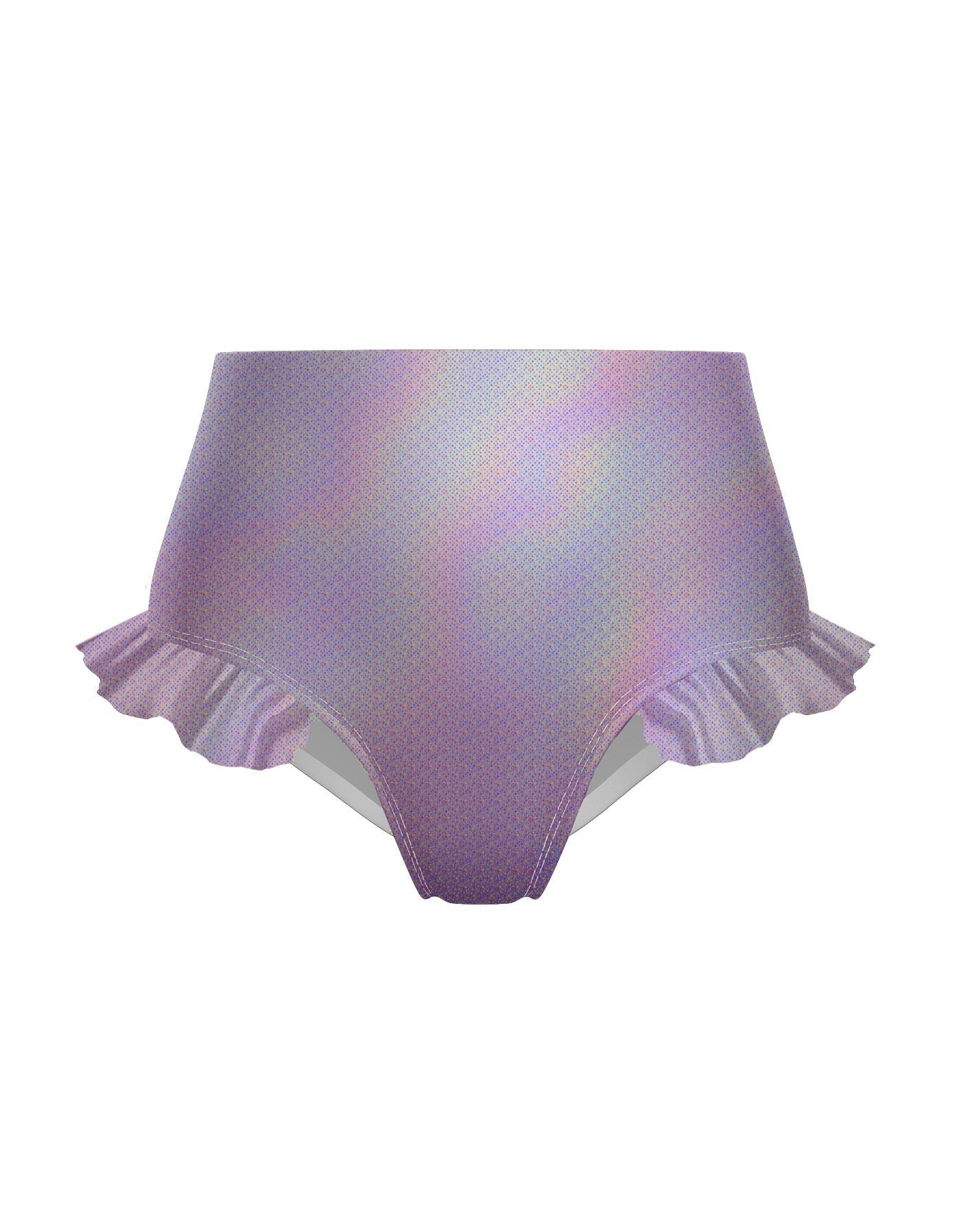 Hologram High Rise Panty with Ruffle