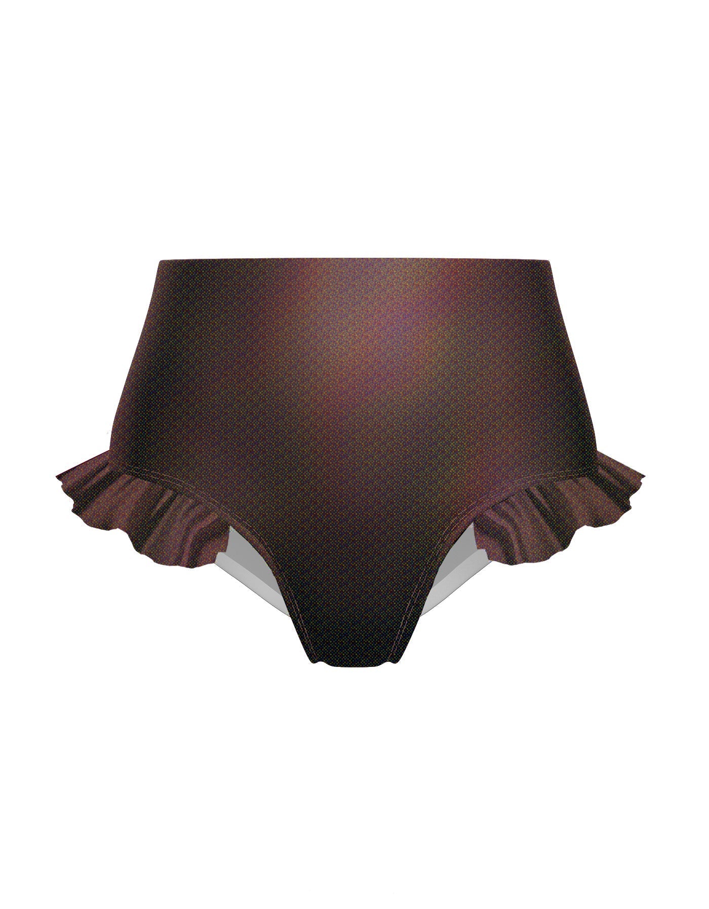 Hologram High Rise Panty with Ruffle